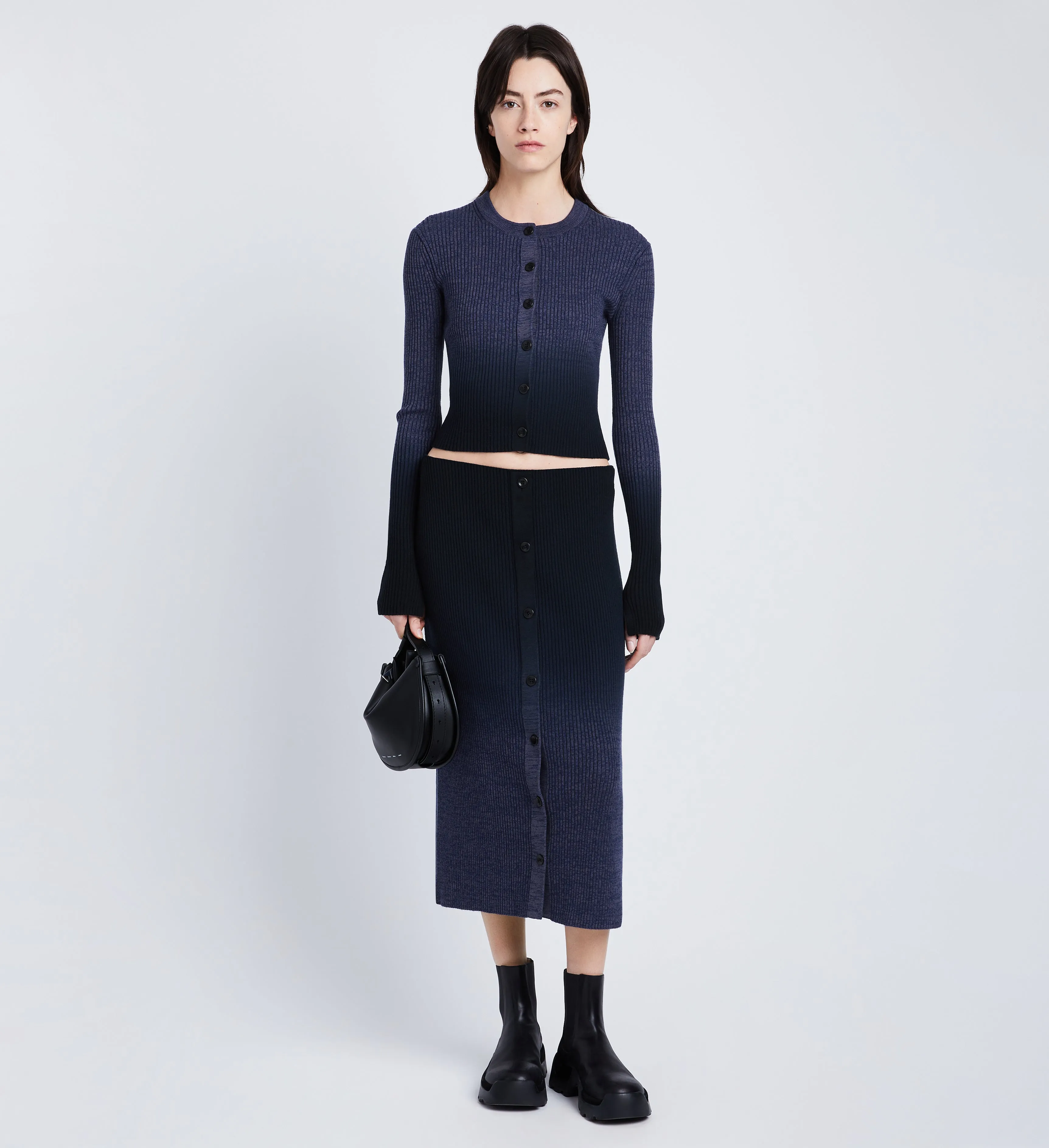 Gradient Marl Knit Skirt sold by Proenza Schouler product image thumbnail 2