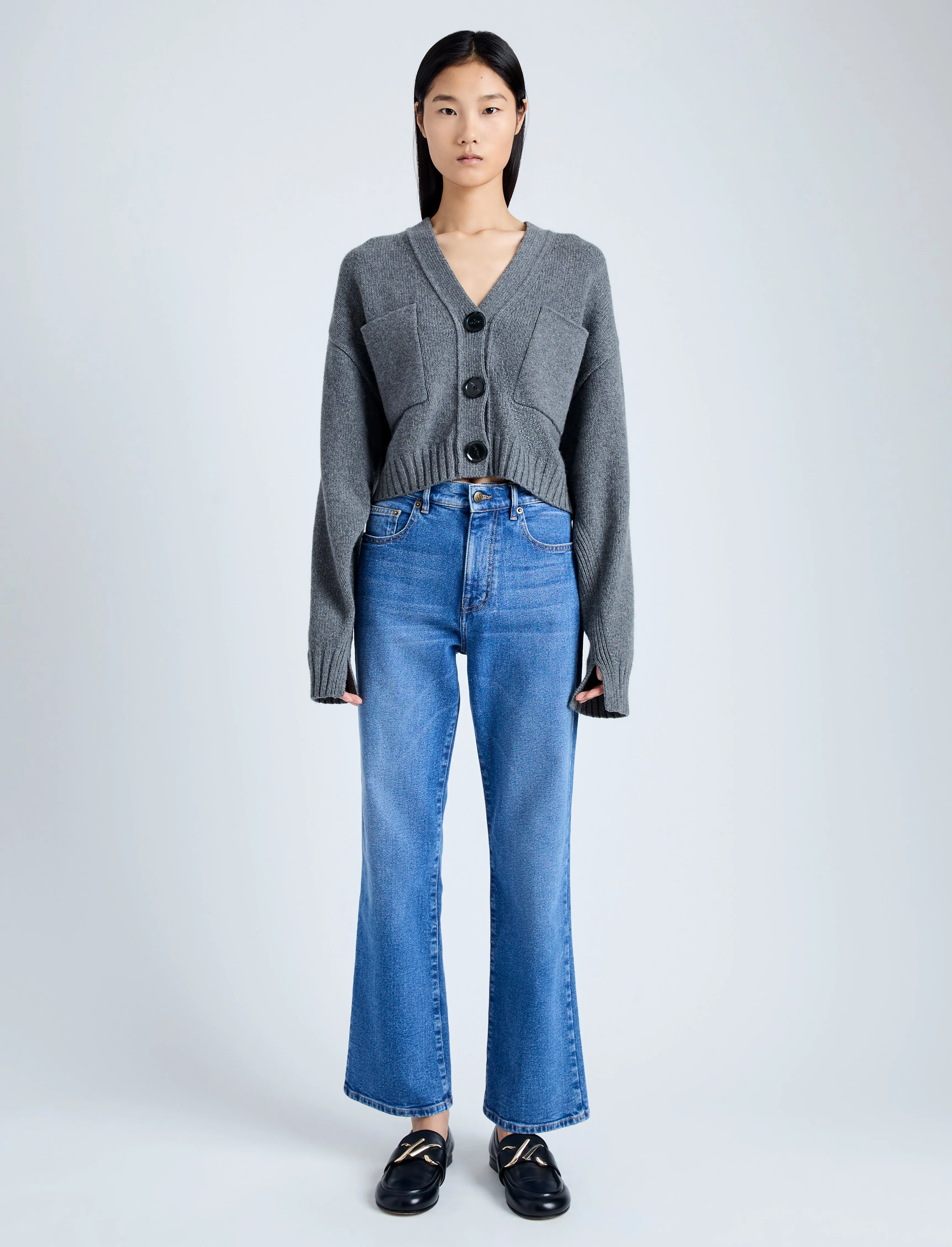Sofia Cardigan in Eco Cashmere sold by Proenza Schouler product image thumbnail 3