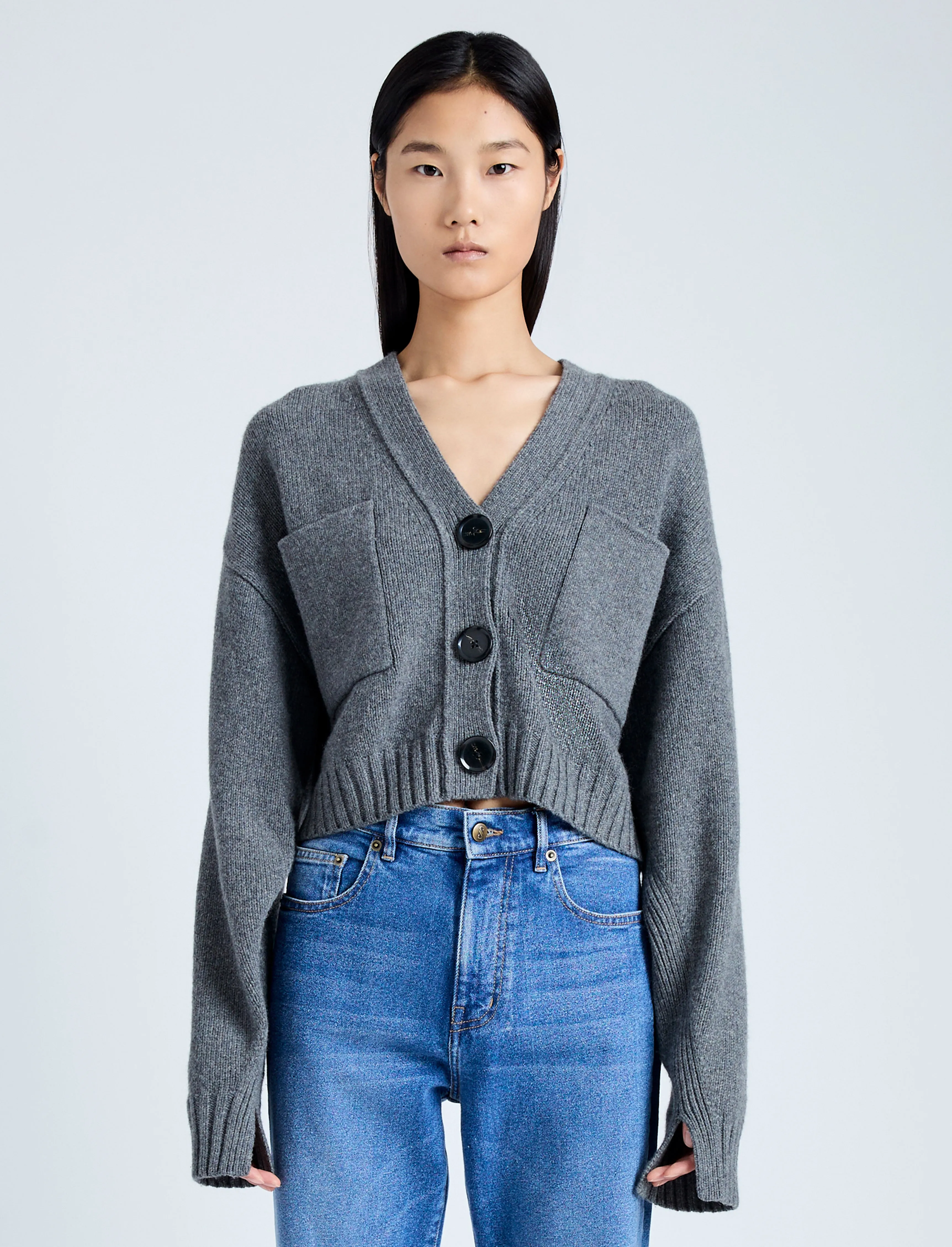 Sofia Cardigan in Eco Cashmere sold by Proenza Schouler product image thumbnail 2