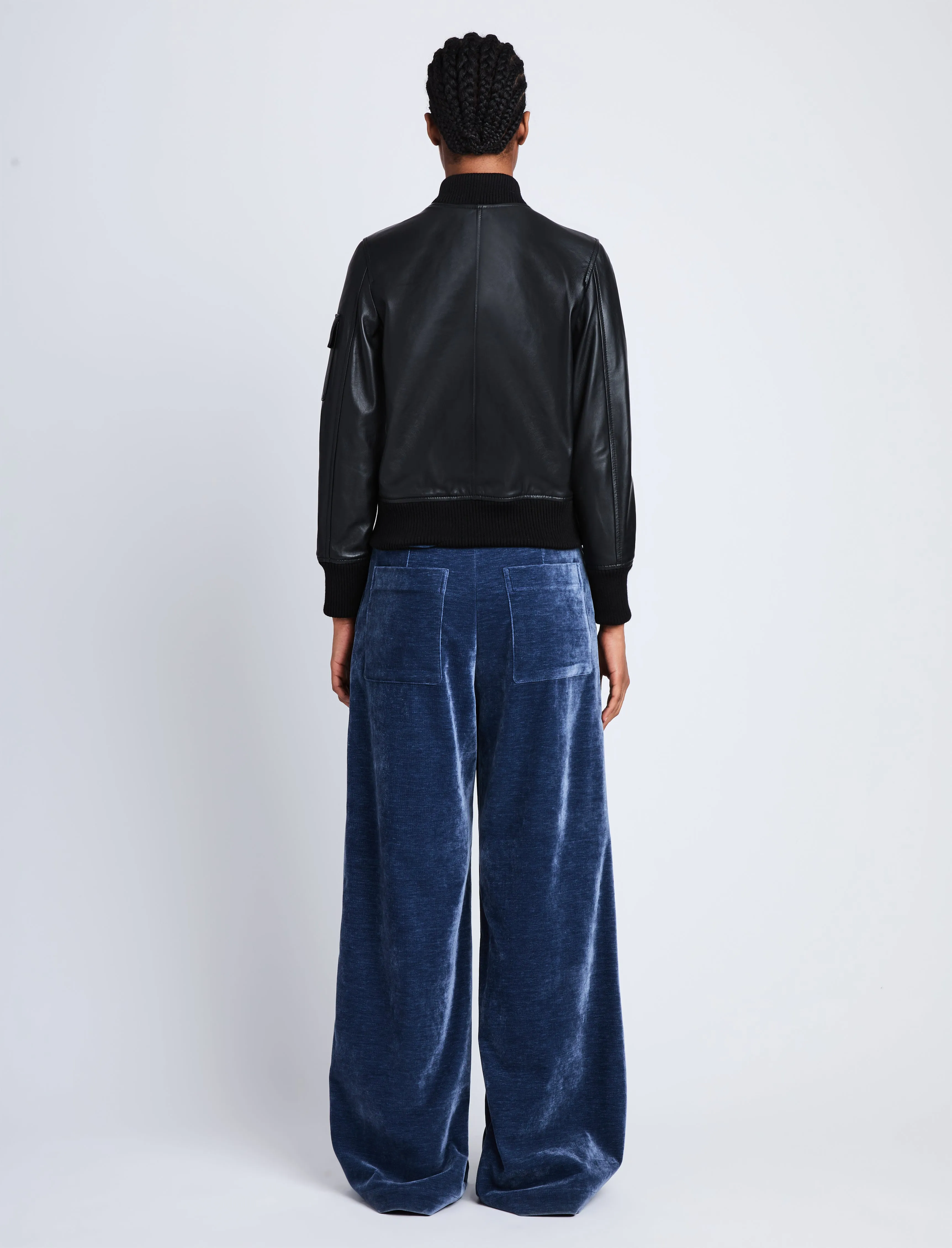 Mika Bomber Jacket in Lightweight Leather sold by Proenza Schouler product image thumbnail 5