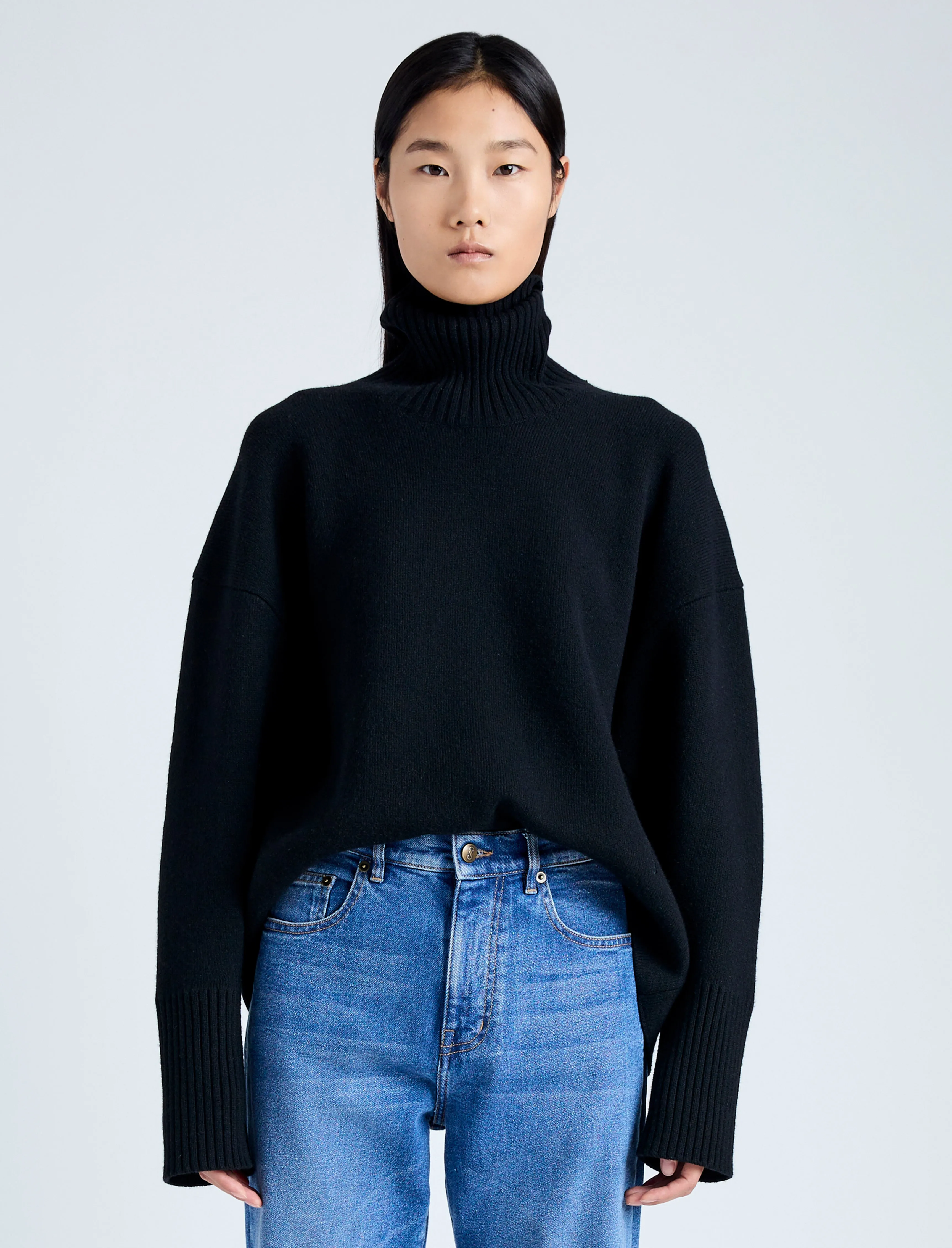 Sandra Turtleneck in Eco Doubleface Cashmere sold by Proenza Schouler product image thumbnail 2