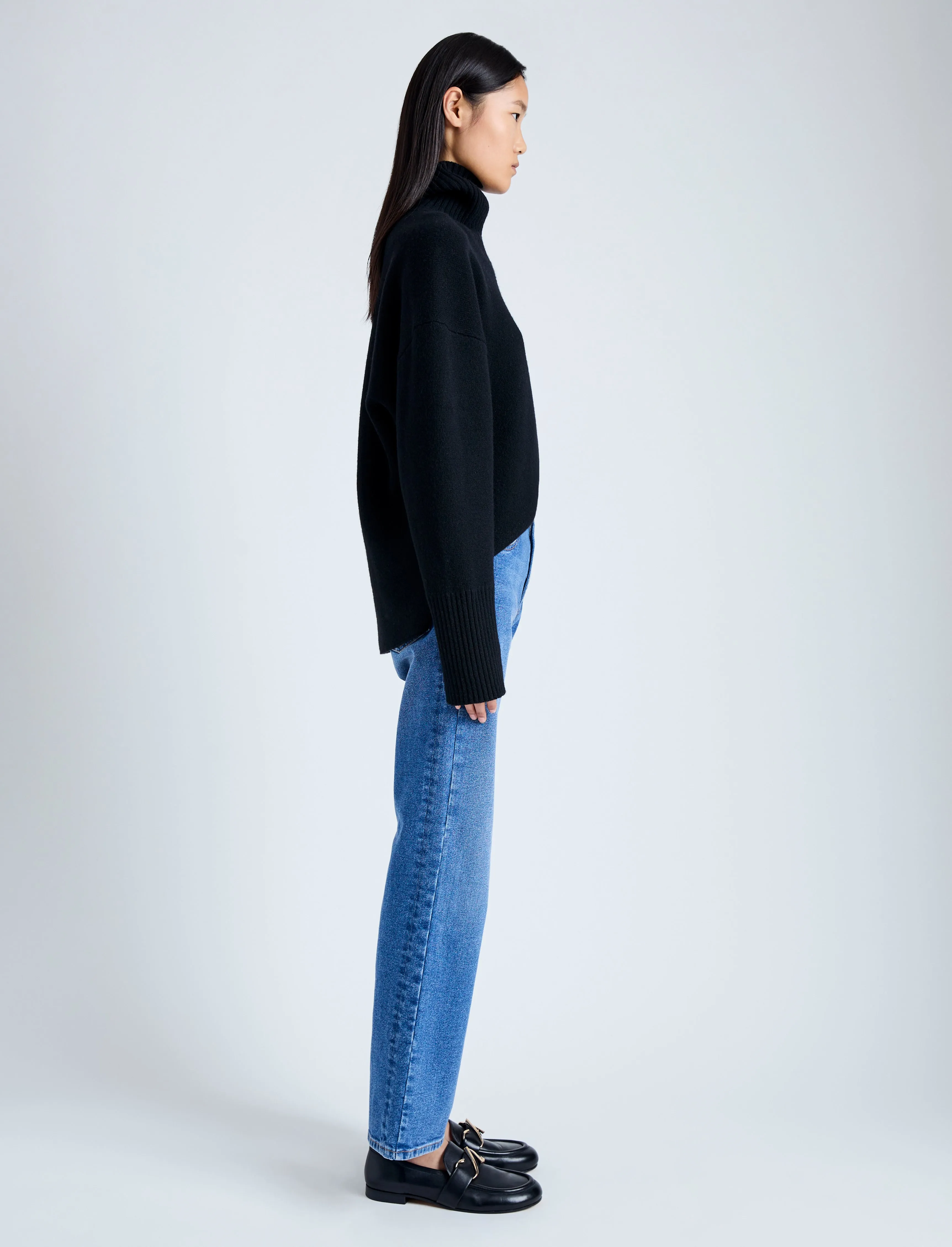 Sandra Turtleneck in Eco Doubleface Cashmere sold by Proenza Schouler product image thumbnail 4