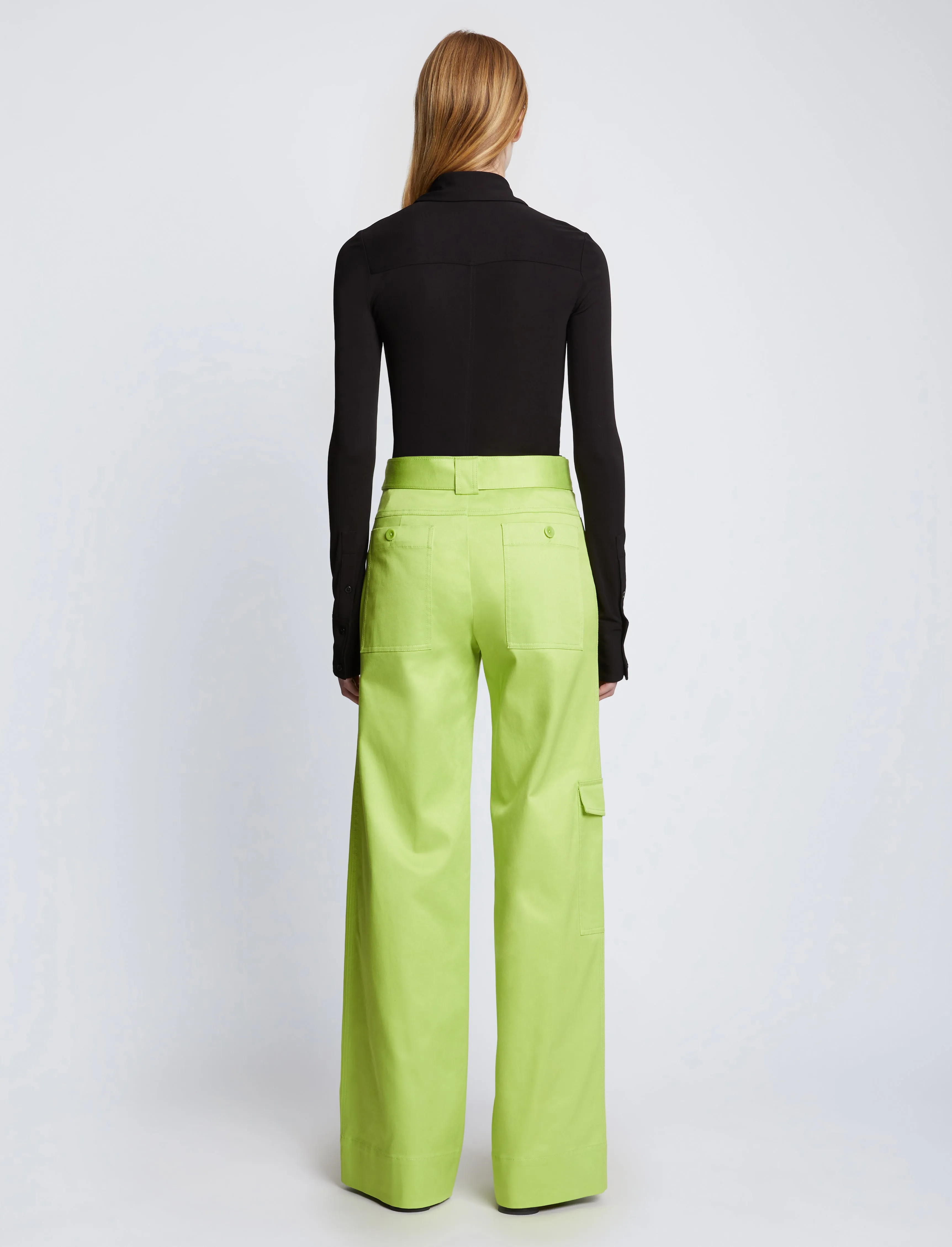 Long Sleeve Jersey Keyhole Top sold by Proenza Schouler product image thumbnail 5