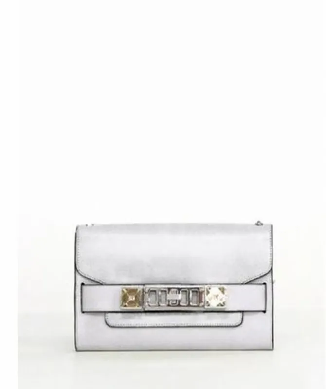 Chain PS11 Clutch - SILVER sold by Proenza Schouler