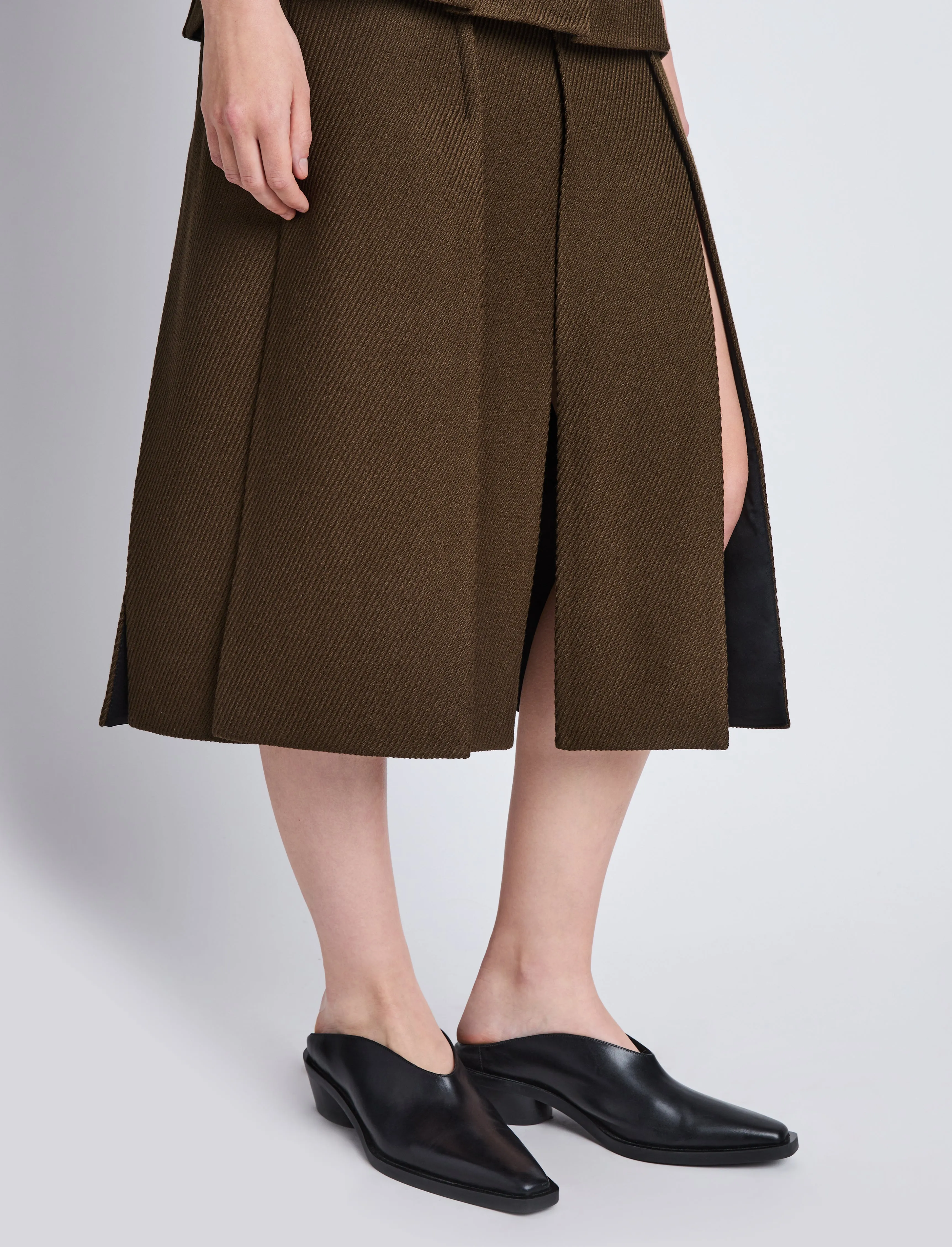 Diane Skirt in Wool Twill sold by Proenza Schouler product image thumbnail 5
