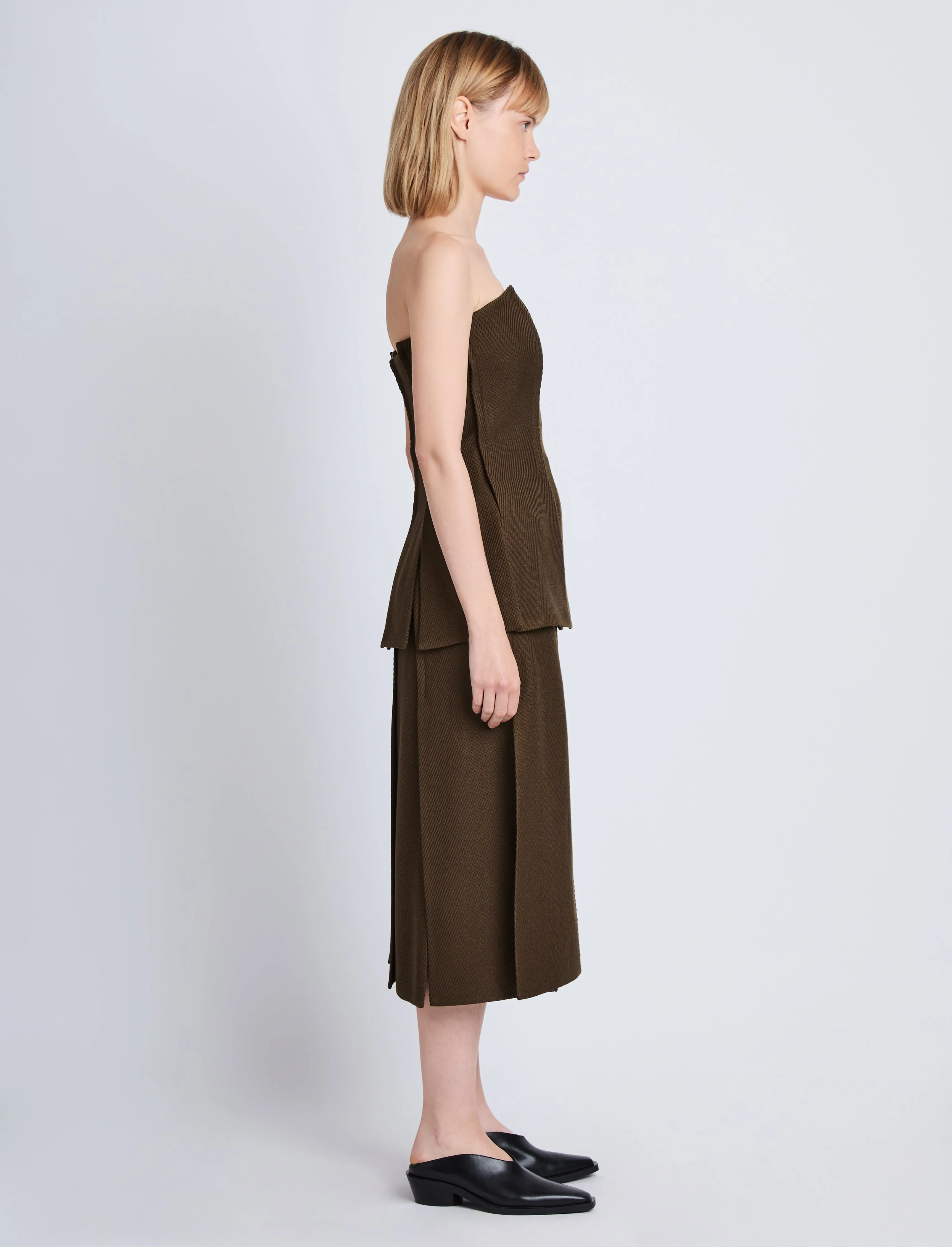 Diane Skirt in Wool Twill sold by Proenza Schouler product image thumbnail 3