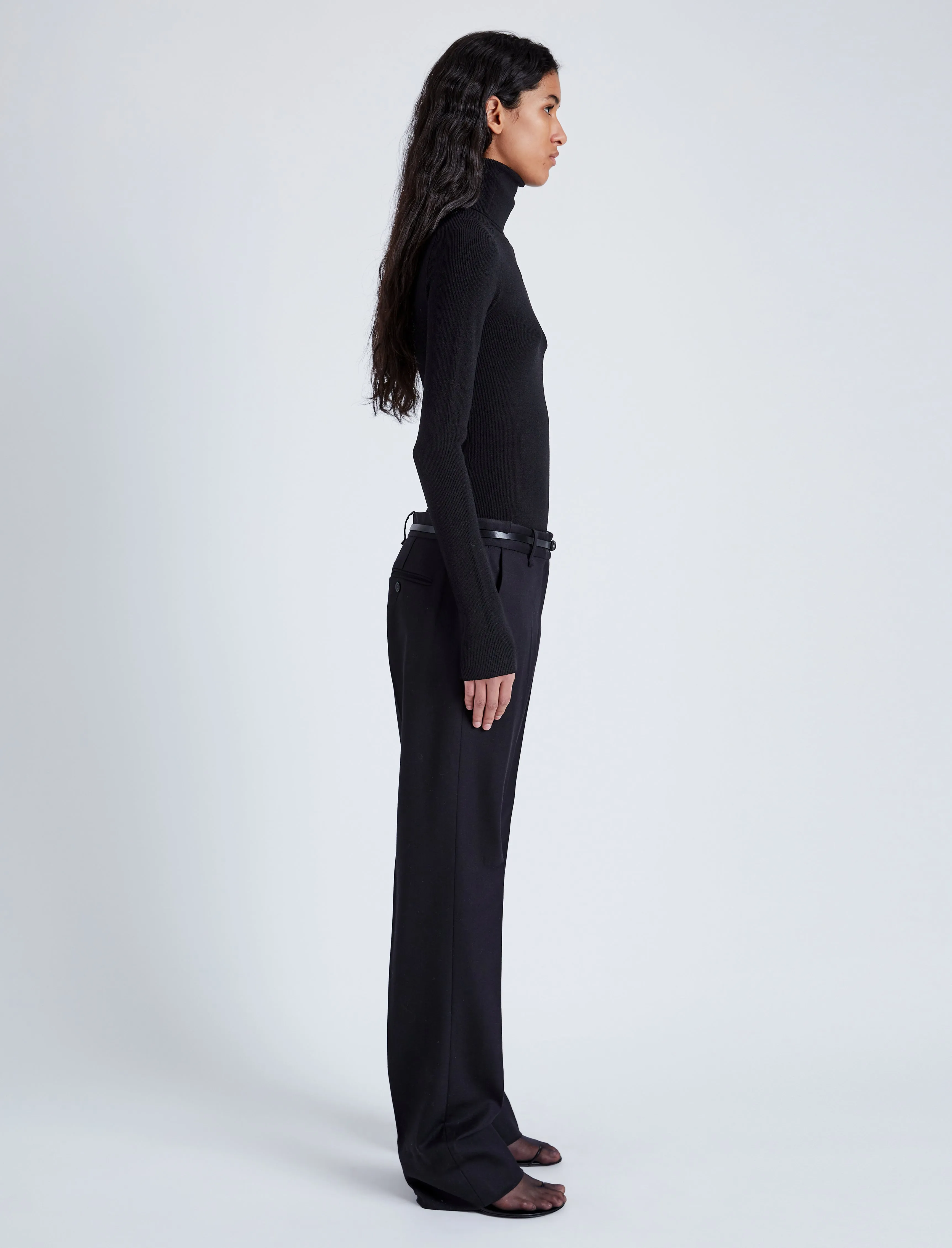 Fox Top In Matte Viscose Rib sold by Proenza Schouler product image thumbnail 4