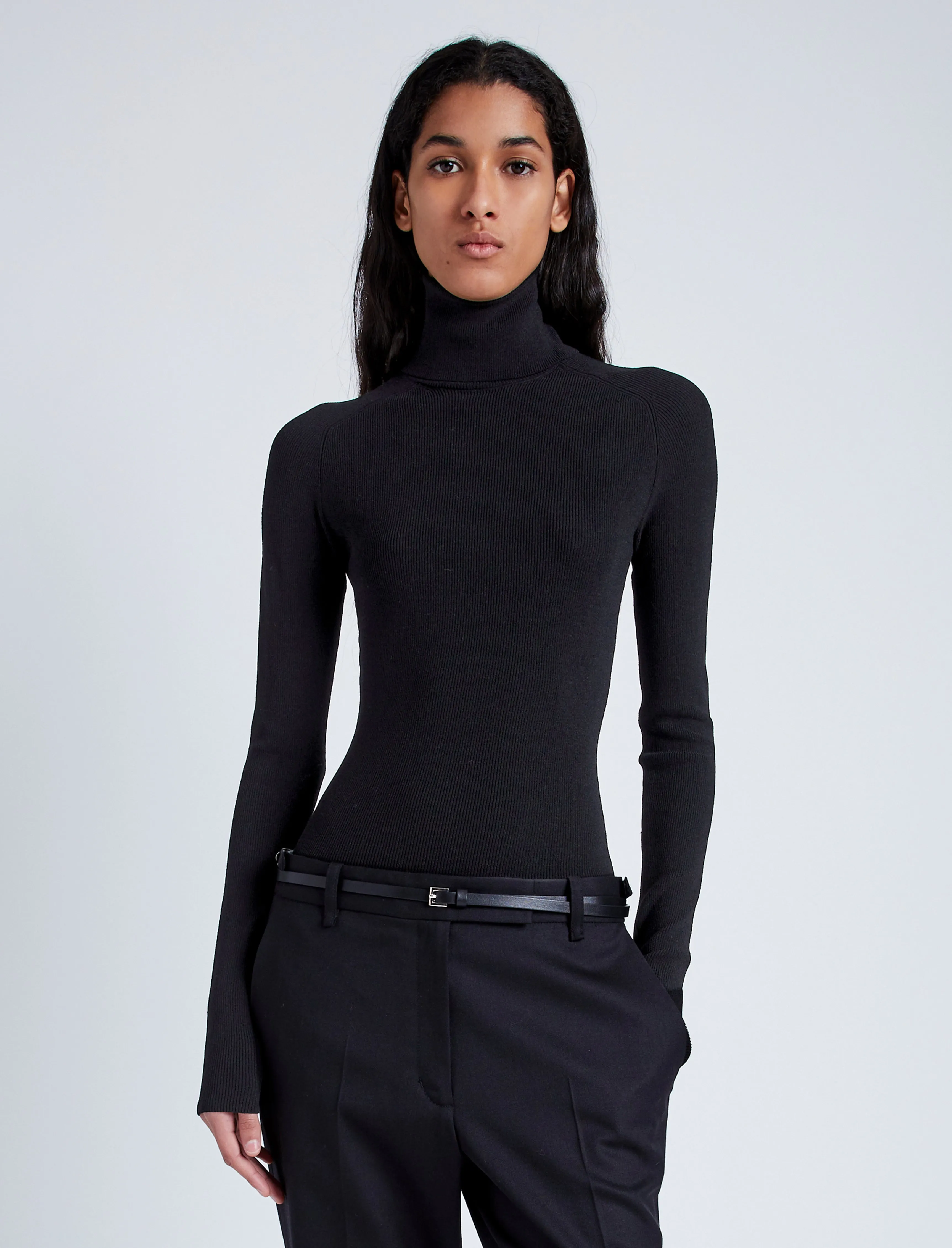 Fox Top In Matte Viscose Rib sold by Proenza Schouler product image thumbnail 2