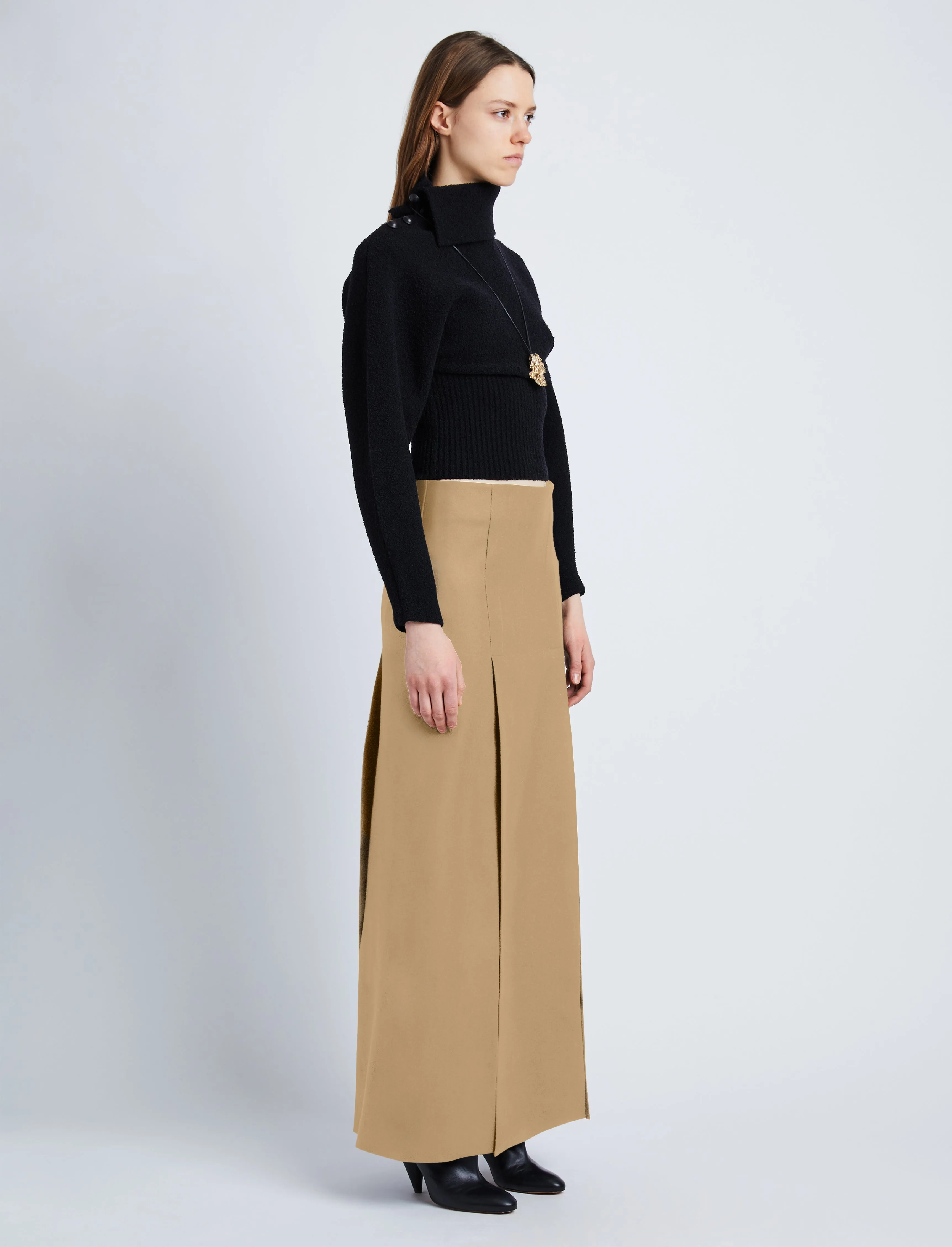 Wool Felt Slit Skirt sold by Proenza Schouler product image thumbnail 3
