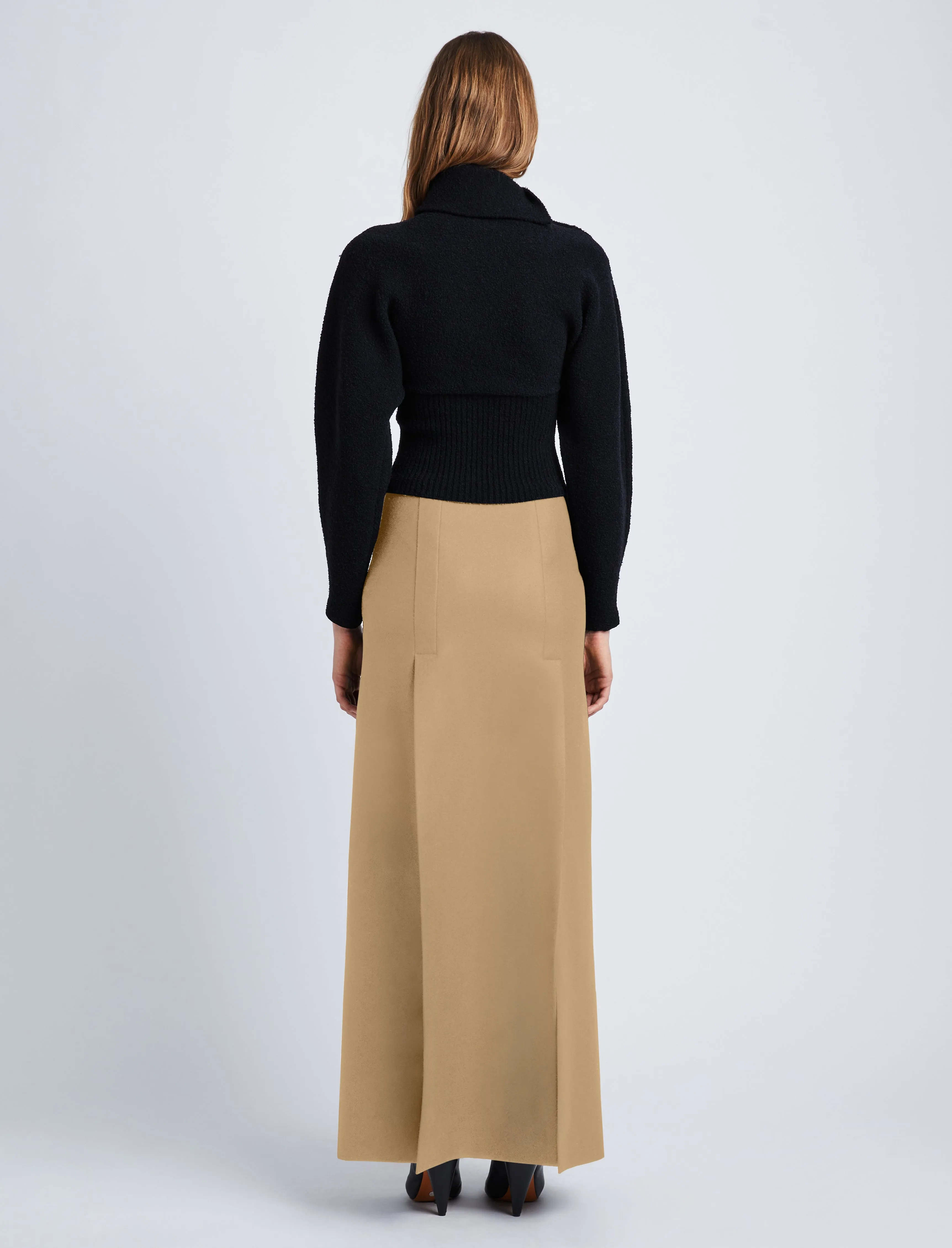 Wool Felt Slit Skirt sold by Proenza Schouler product image thumbnail 4