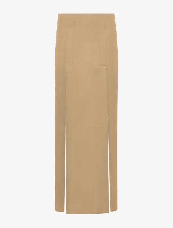 Wool Felt Slit Skirt sold by Proenza Schouler
