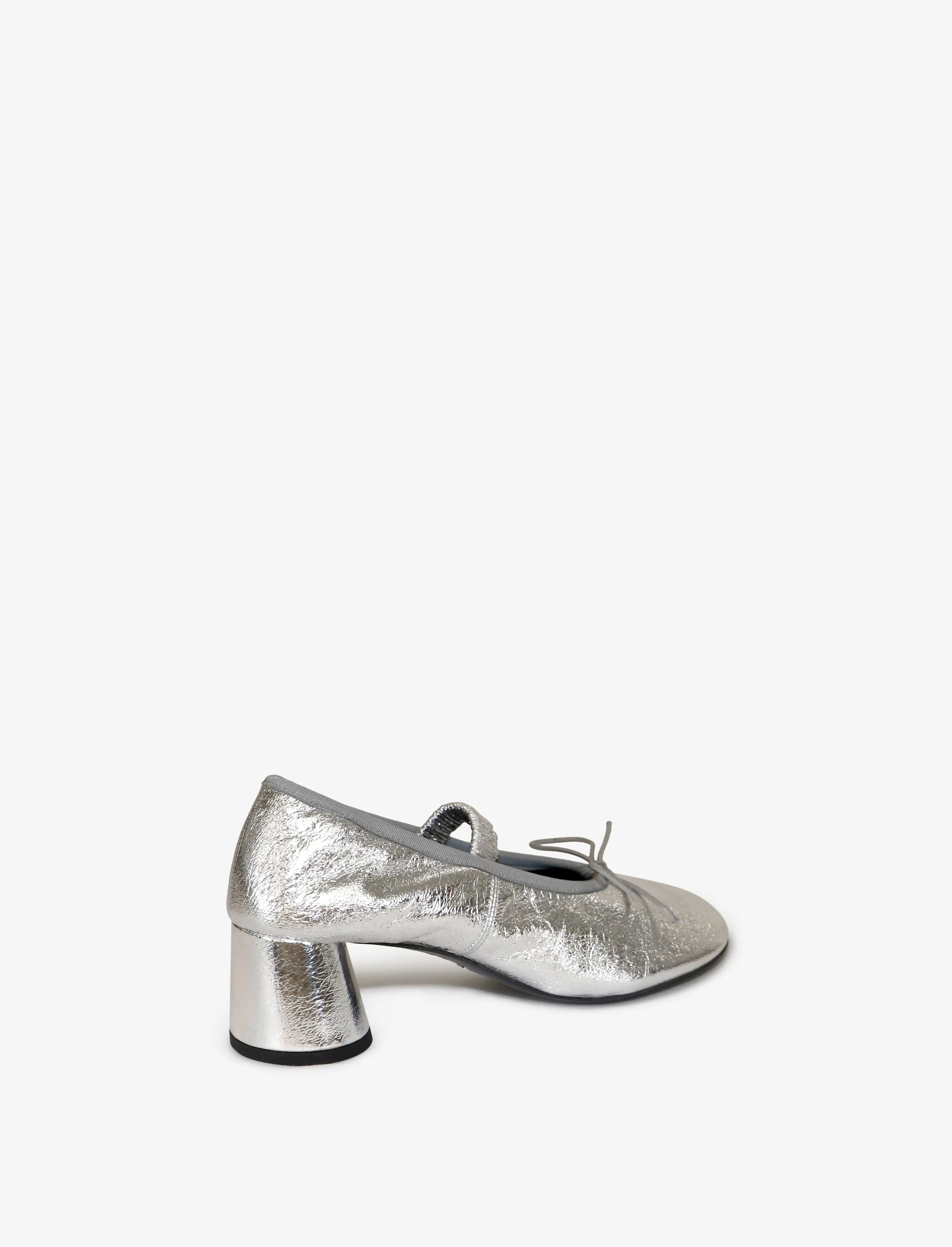 Glove Mary Jane Ballet Pumps in Crinkled Metallic sold by Proenza Schouler product image thumbnail 3