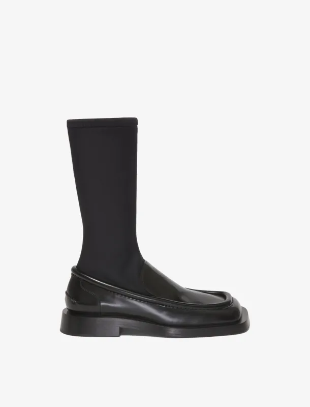 Square Loafer Stretch Boot made by Proenza Schouler