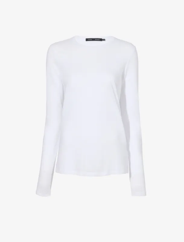 Long Sleeve T-Shirt in Tissue Jersey sold by Proenza Schouler