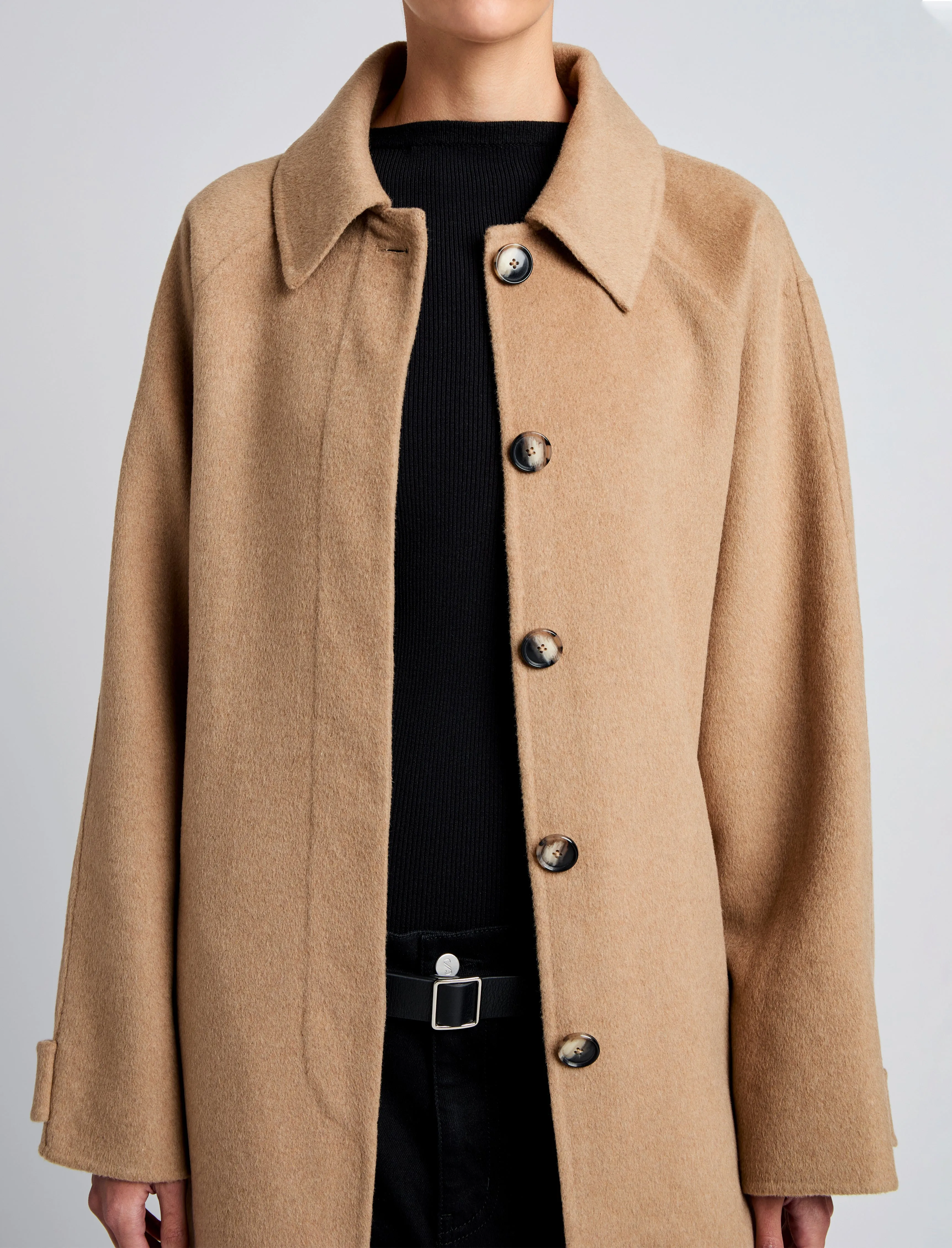 Juliette Coat in Brushed Wool sold by Proenza Schouler product image thumbnail 5