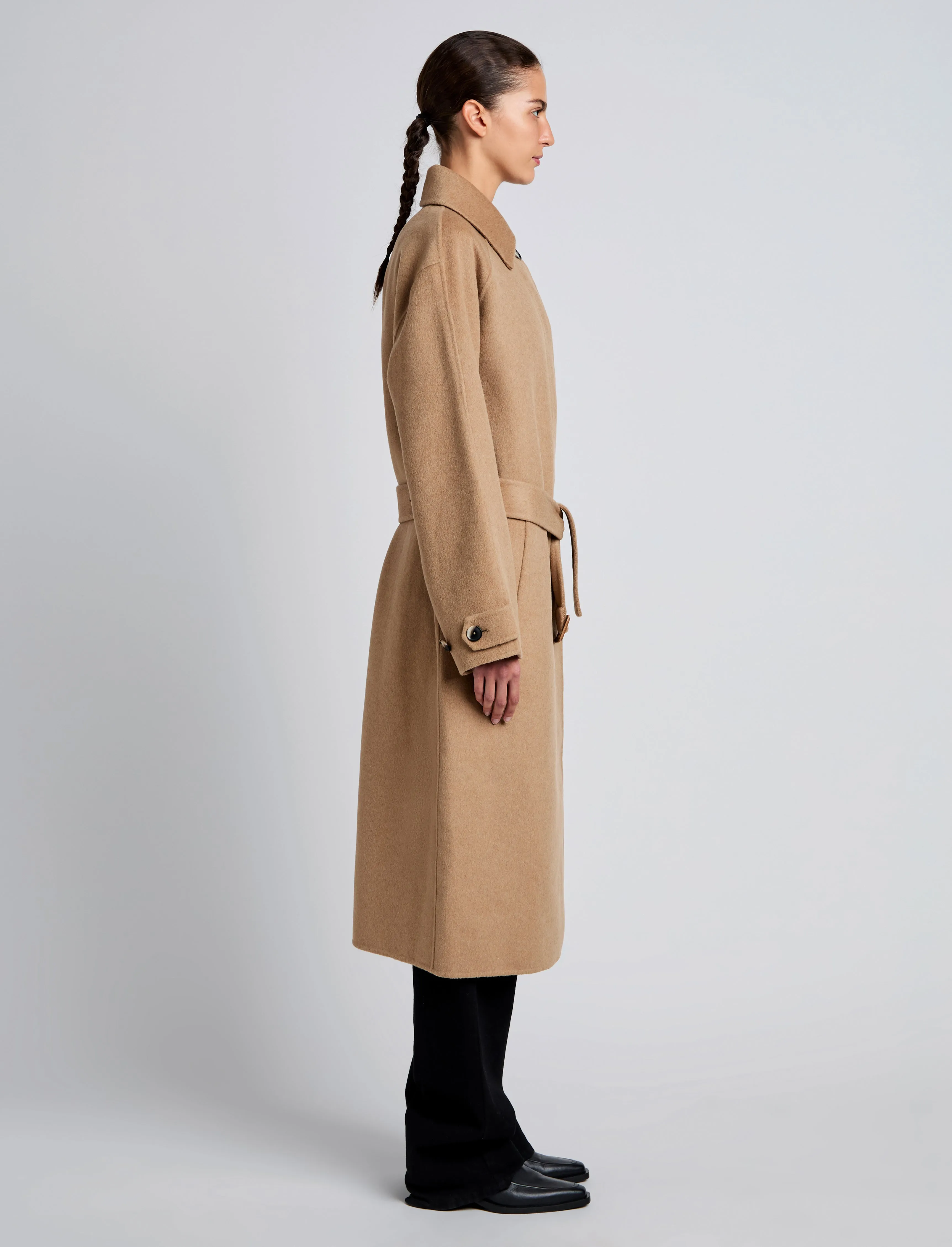 Juliette Coat in Brushed Wool sold by Proenza Schouler product image thumbnail 3