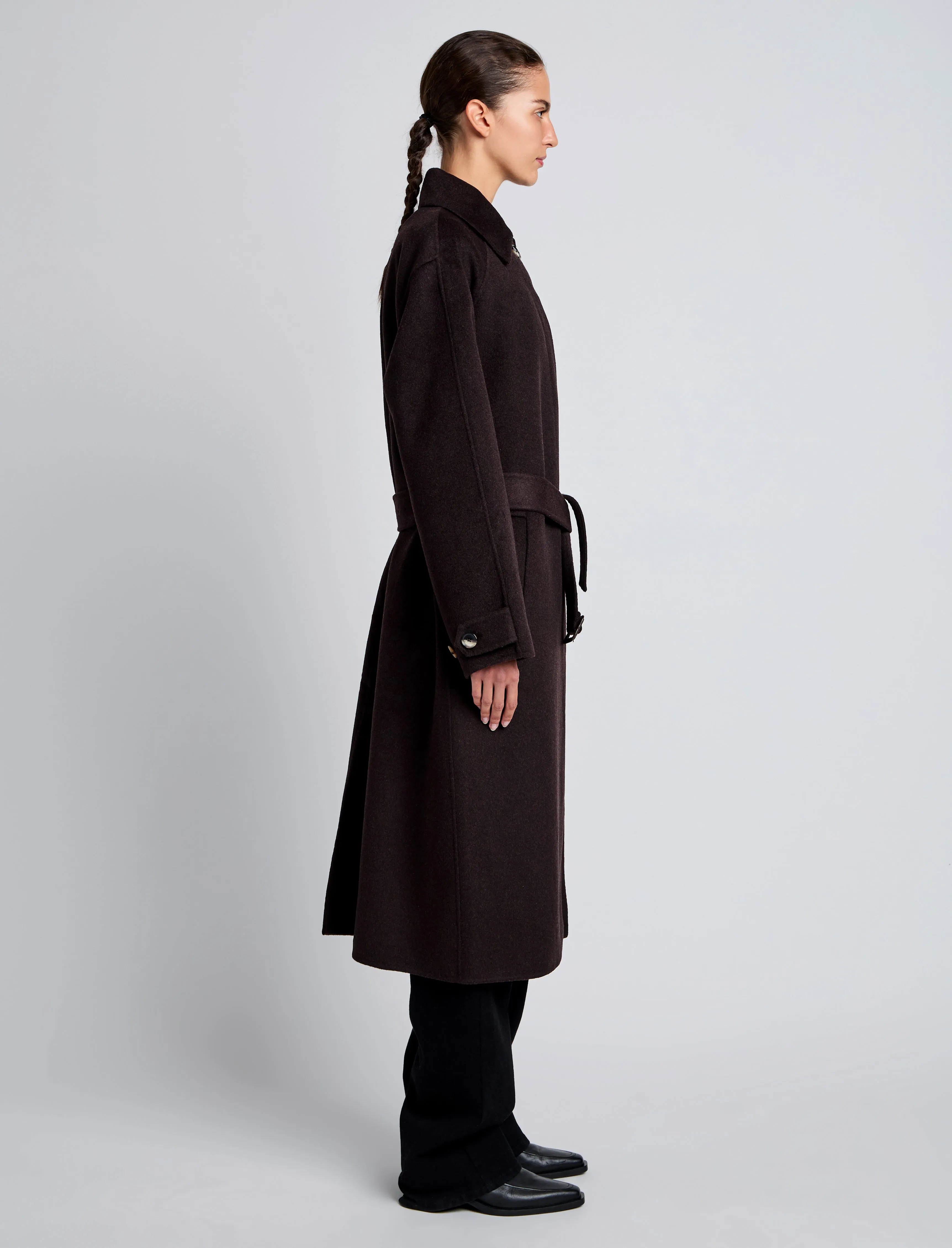 Juliette Coat in Brushed Wool sold by Proenza Schouler product image thumbnail 4