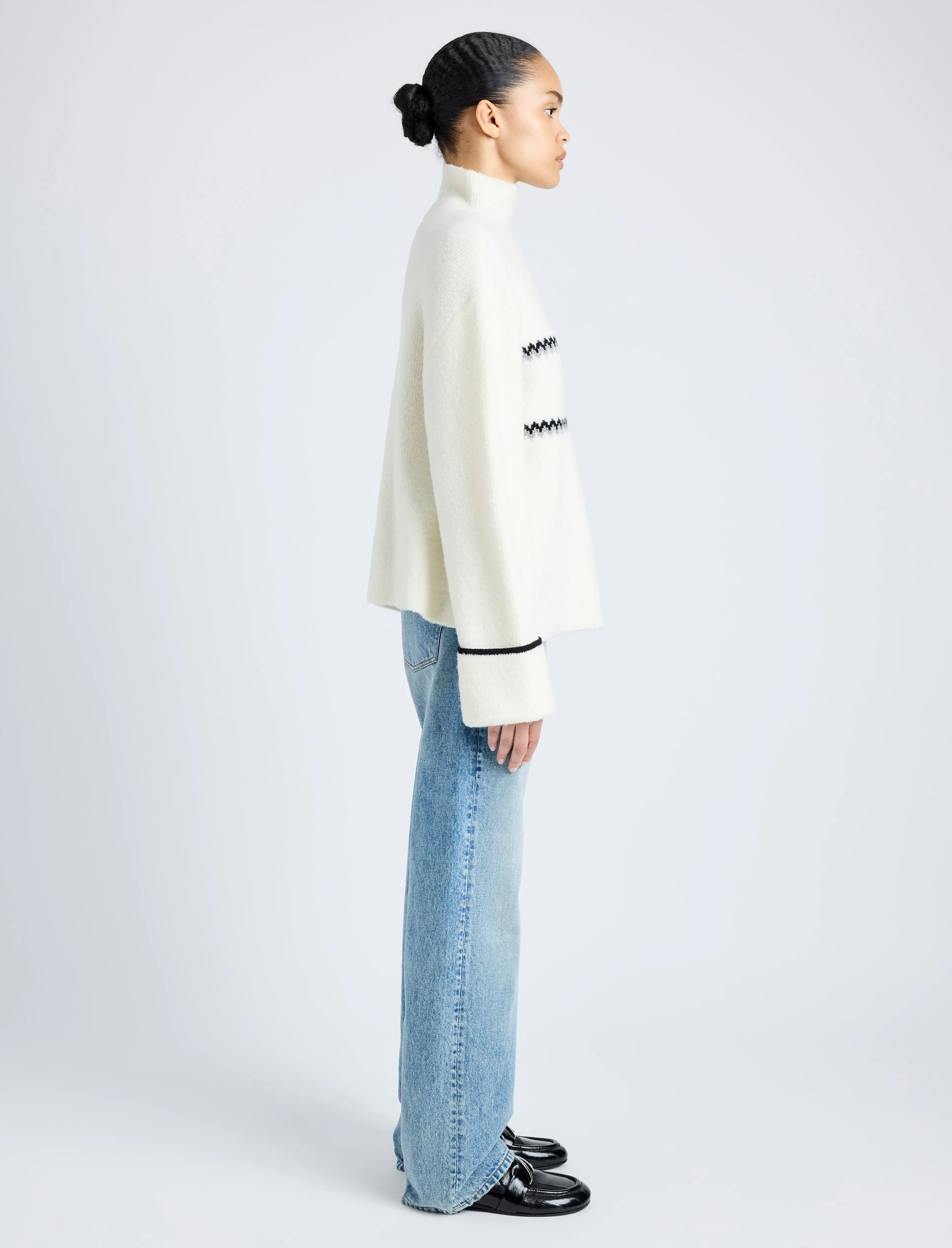 Anne Fairisle Sweater in Merino Wool sold by Proenza Schouler product image thumbnail 4