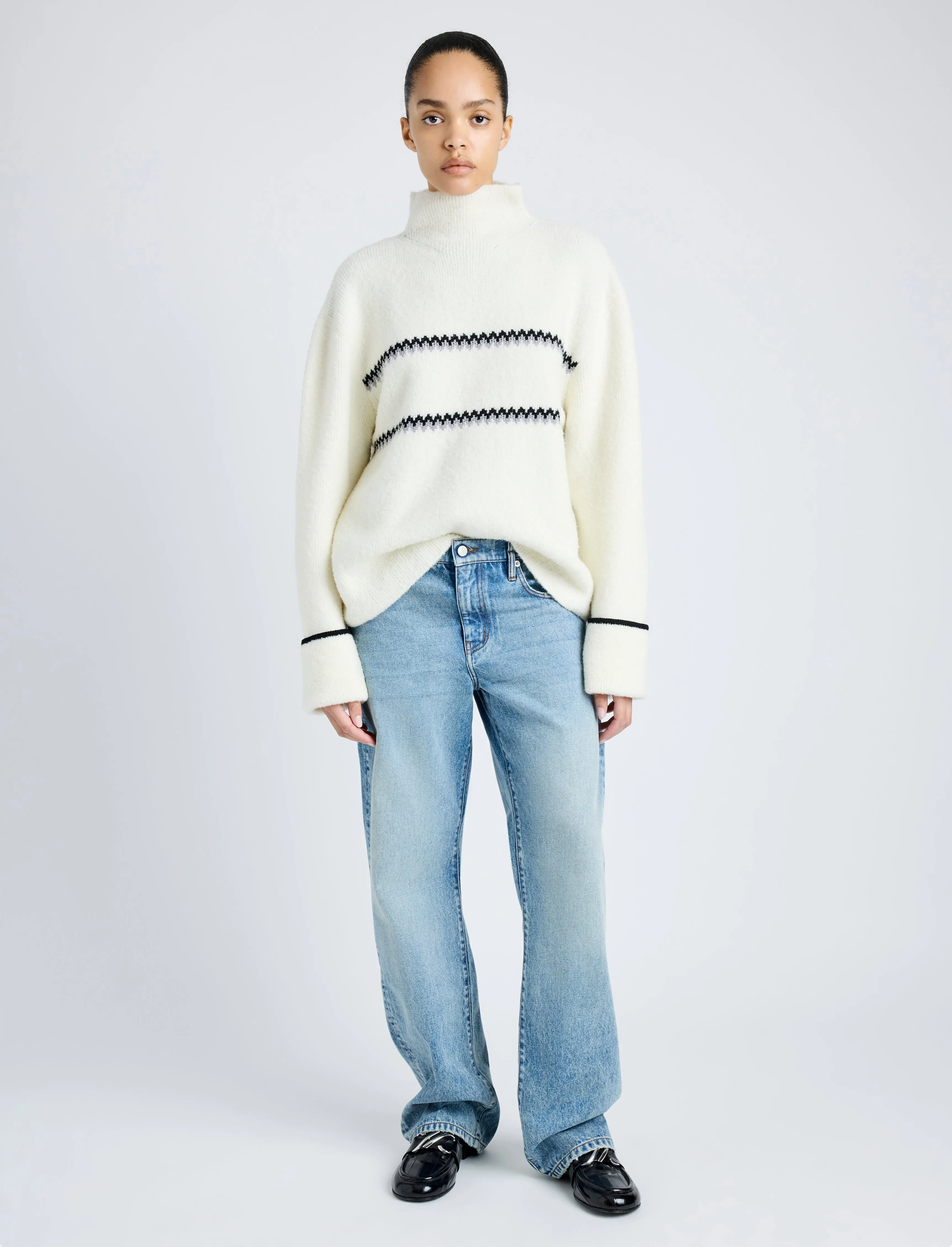 Anne Fairisle Sweater in Merino Wool sold by Proenza Schouler product image thumbnail 3