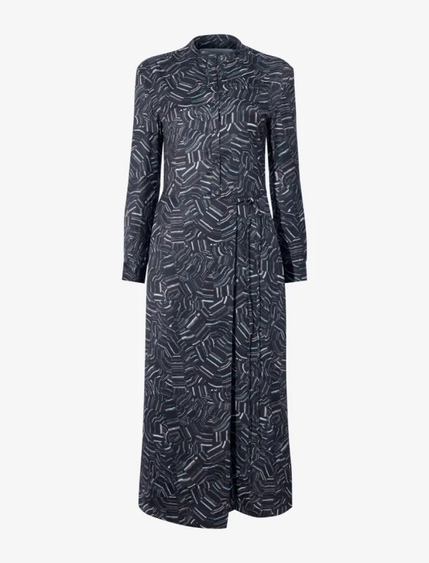 Pauline Dress in Printed Parachute Flou made by Proenza Schouler