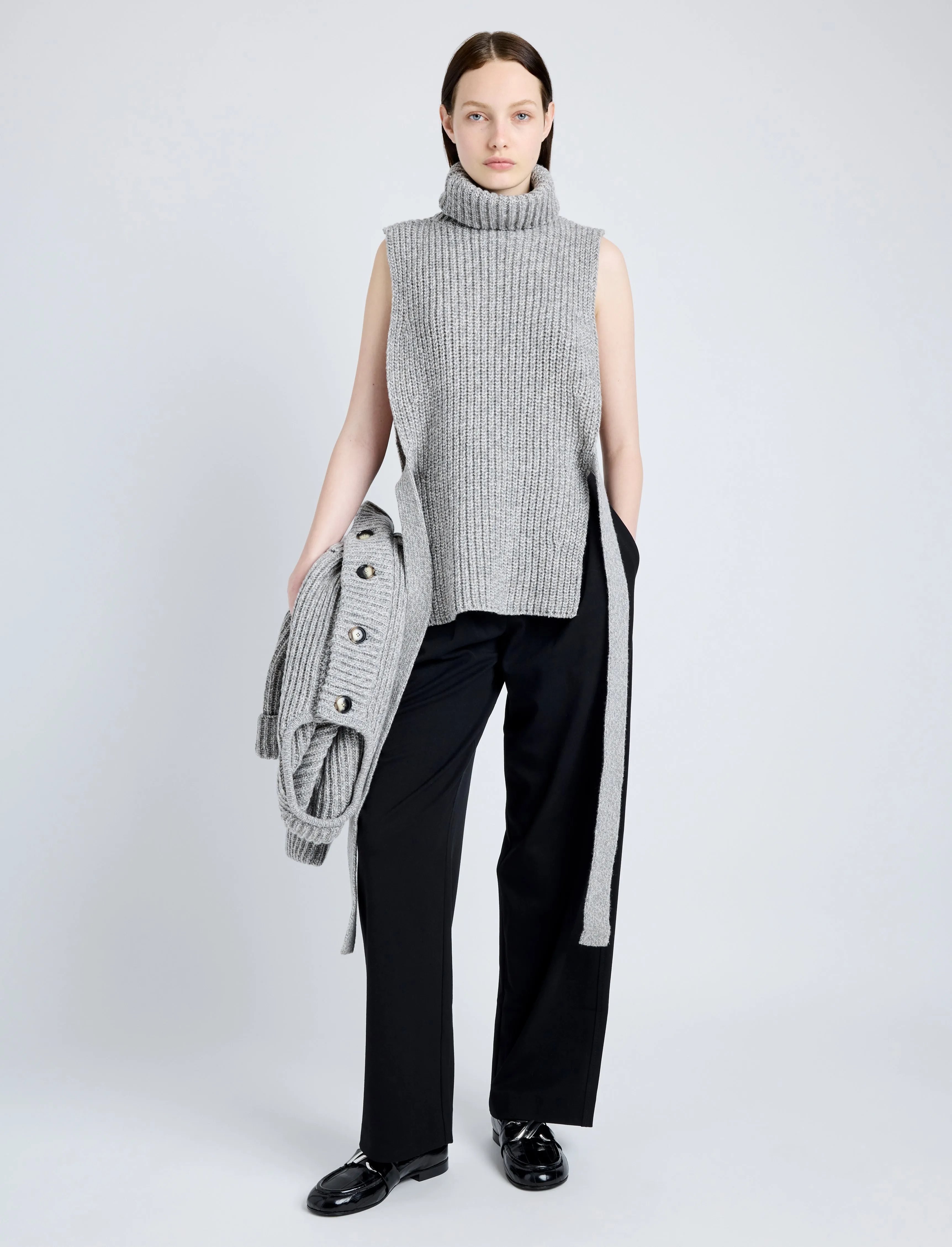Ember Vest in Mouline Knits sold by Proenza Schouler product image thumbnail 3