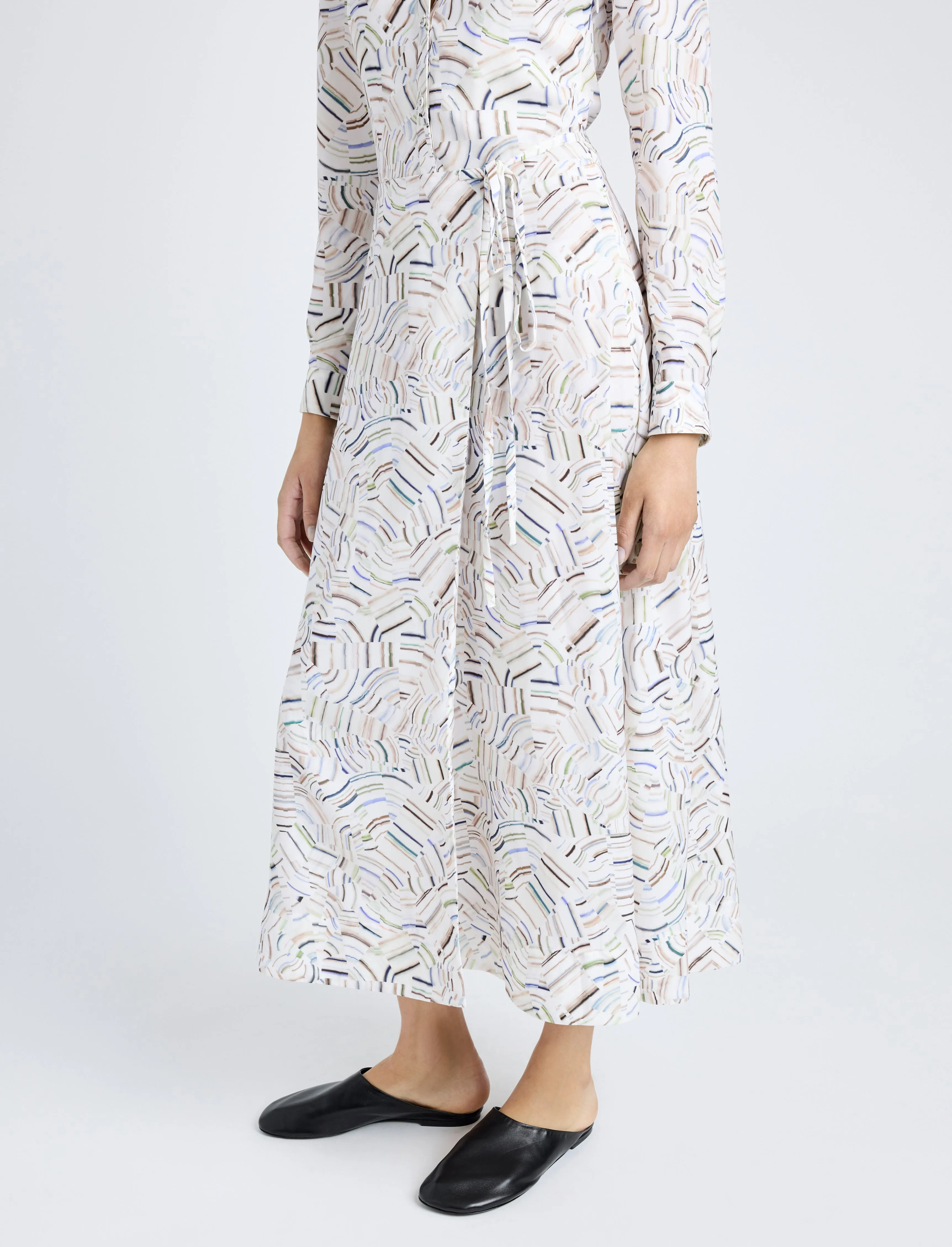 Pauline Dress in Printed Parachute Flou sold by Proenza Schouler product image thumbnail 5