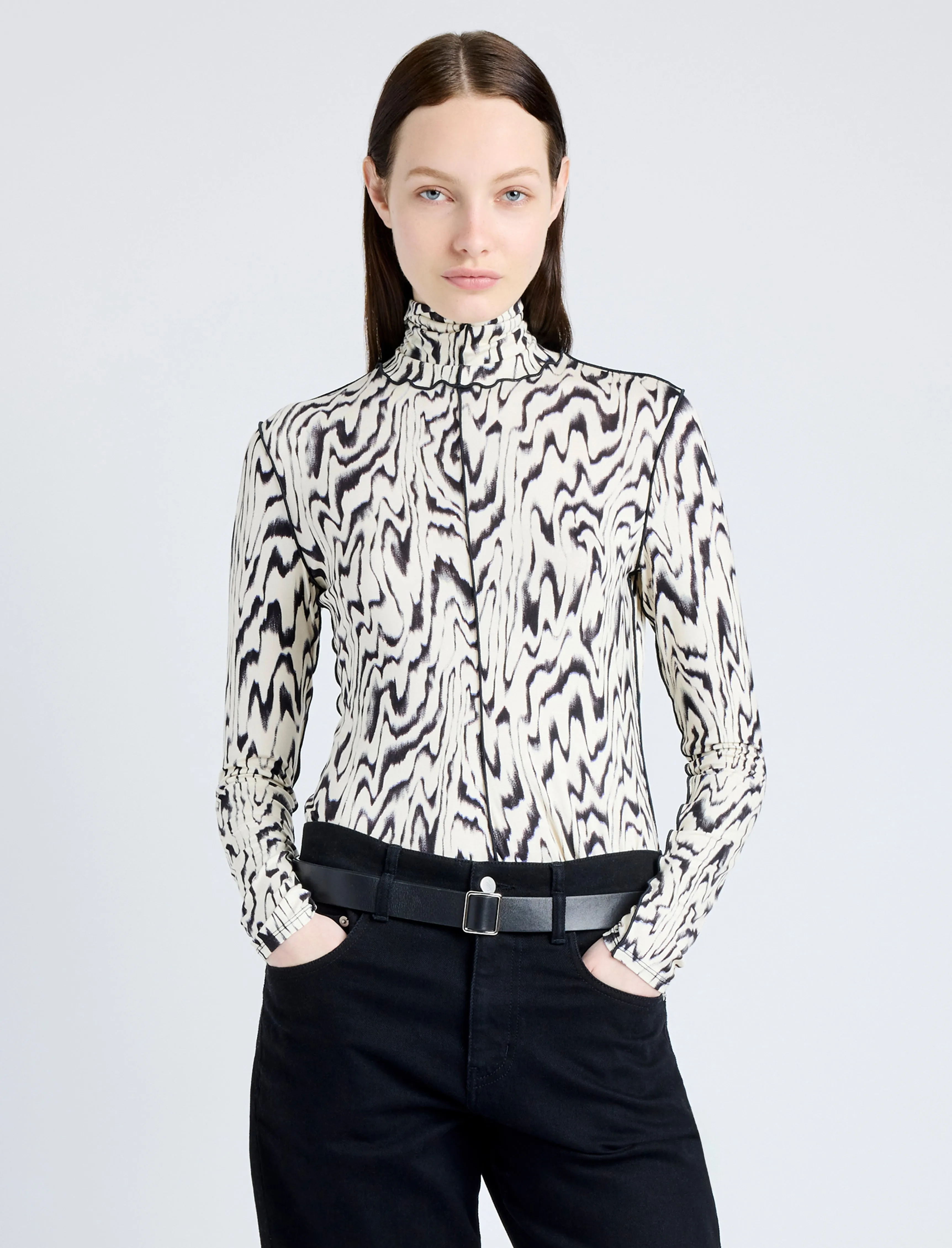 Audrey Top in Printed Jersey sold by Proenza Schouler product image thumbnail 2