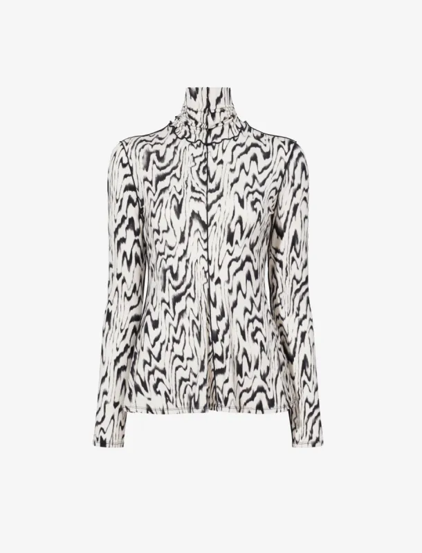 Audrey Top in Printed Jersey made by Proenza Schouler