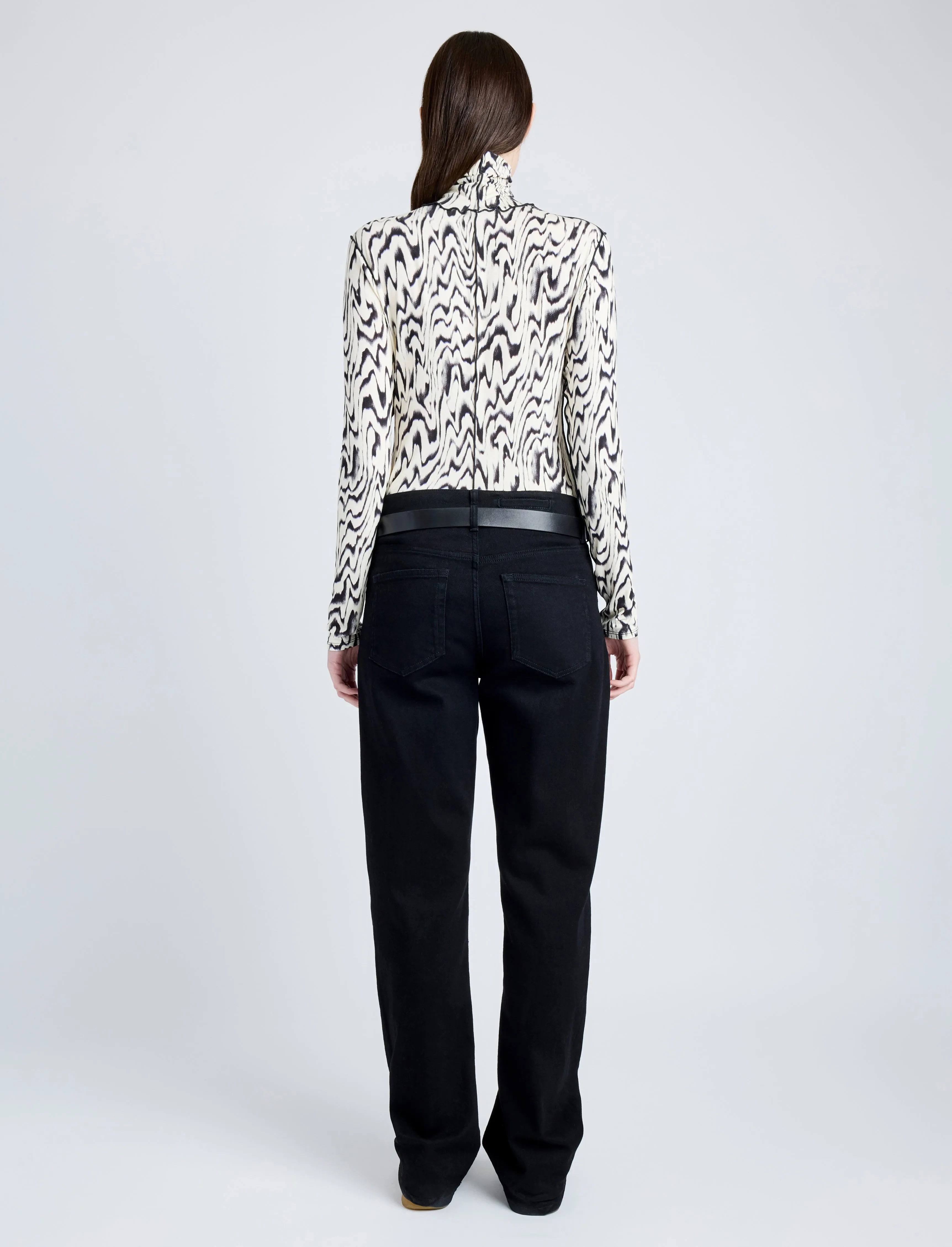 Audrey Top in Printed Jersey sold by Proenza Schouler product image thumbnail 5