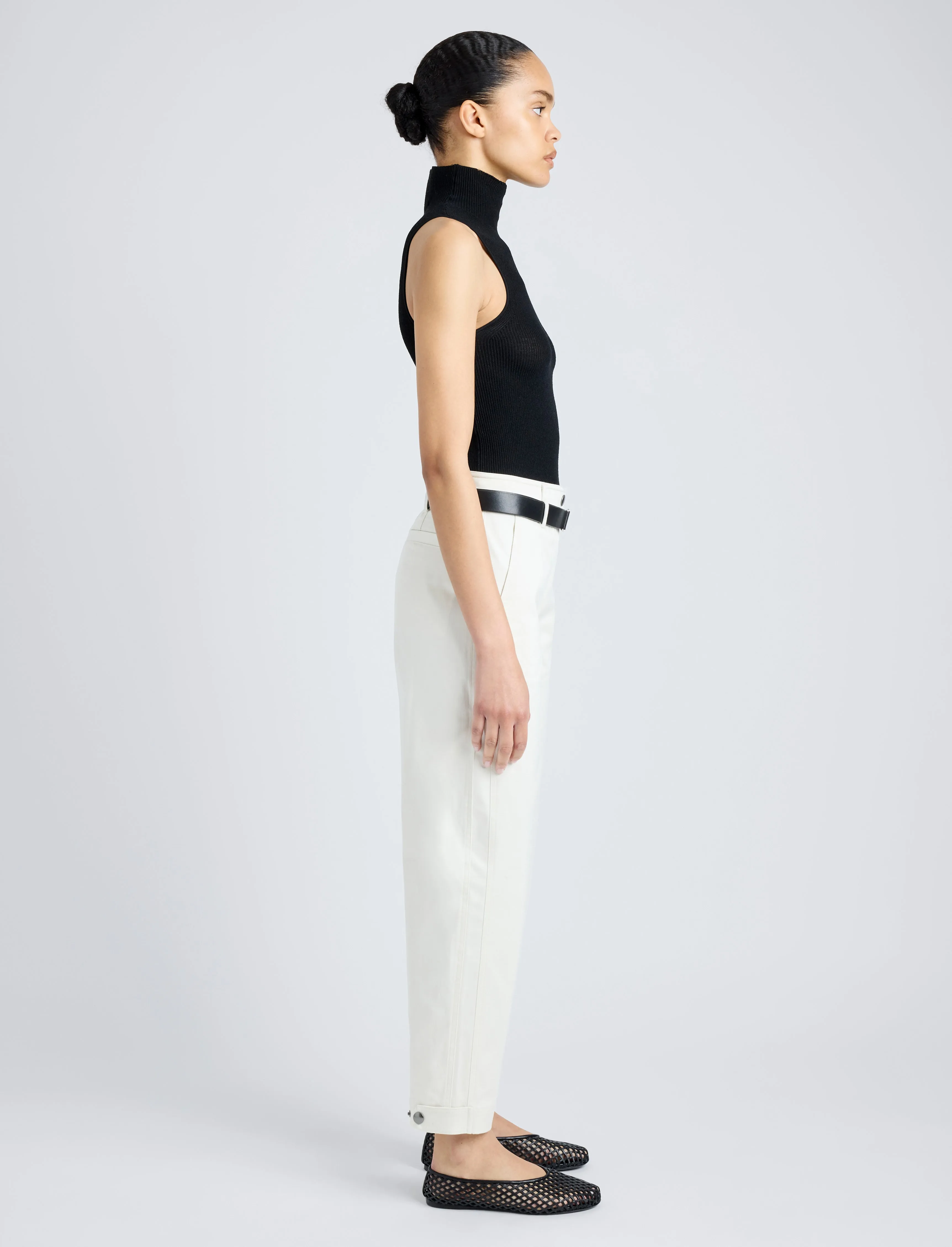 Cait Pant in Cotton Twill sold by Proenza Schouler product image thumbnail 3