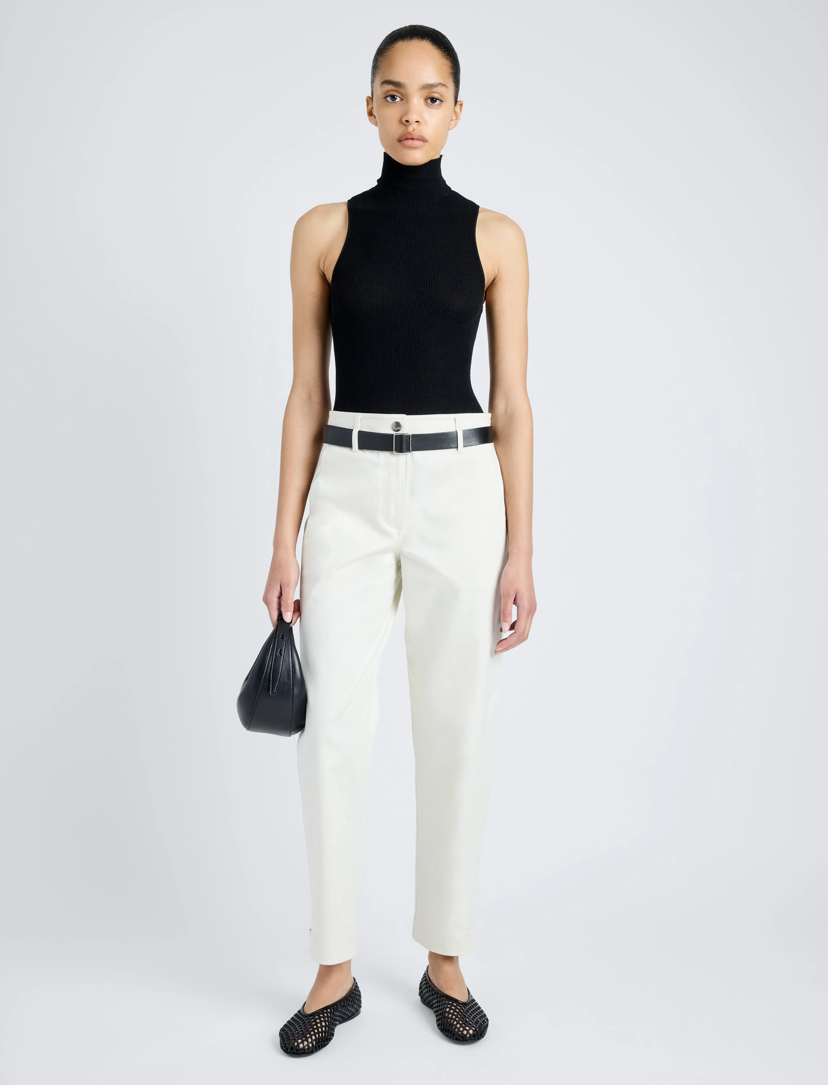 Cait Pant in Cotton Twill sold by Proenza Schouler product image thumbnail 2
