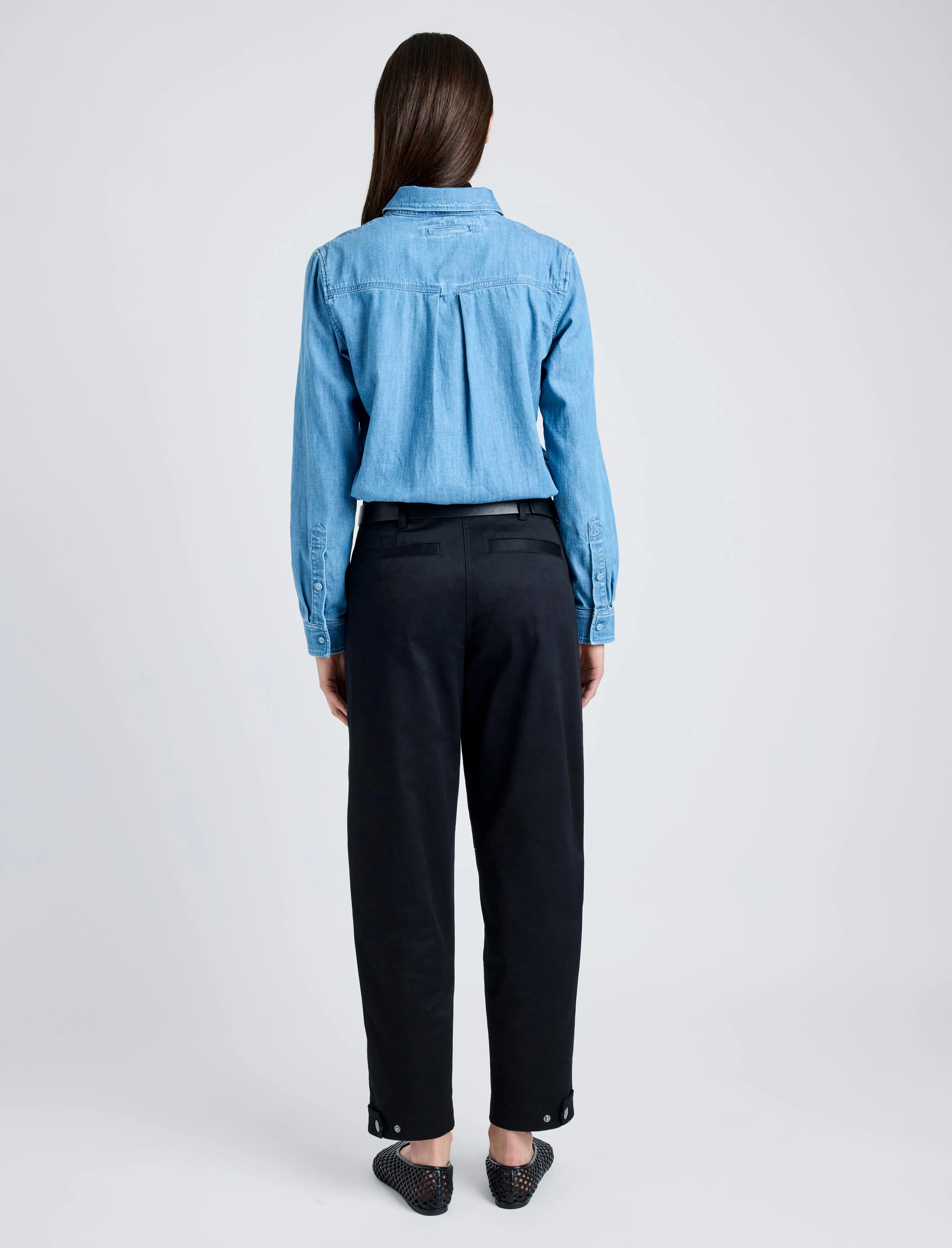 Cait Pant in Cotton Twill sold by Proenza Schouler product image thumbnail 4