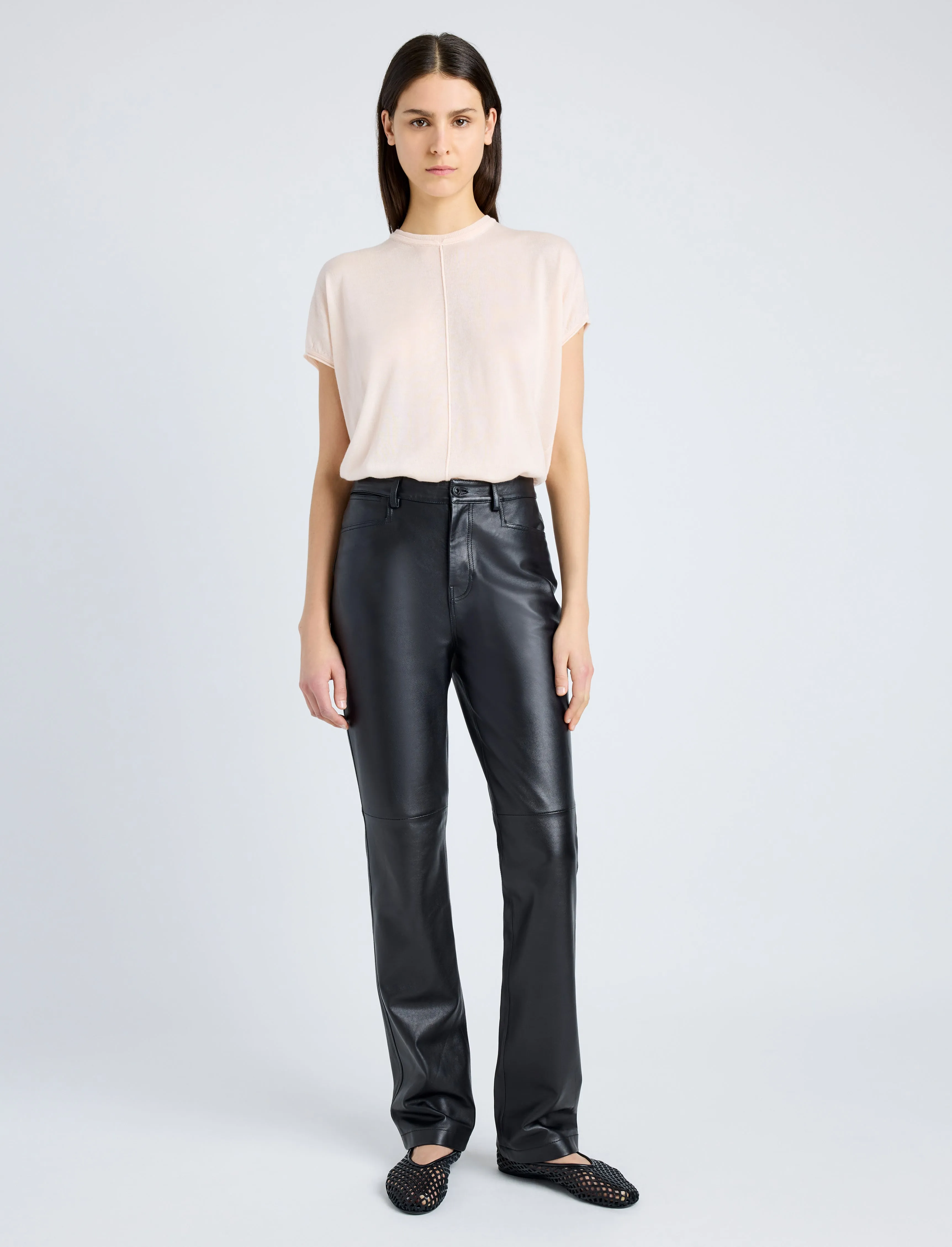 Maxine Pant in Lightweight Leather sold by Proenza Schouler product image thumbnail 2