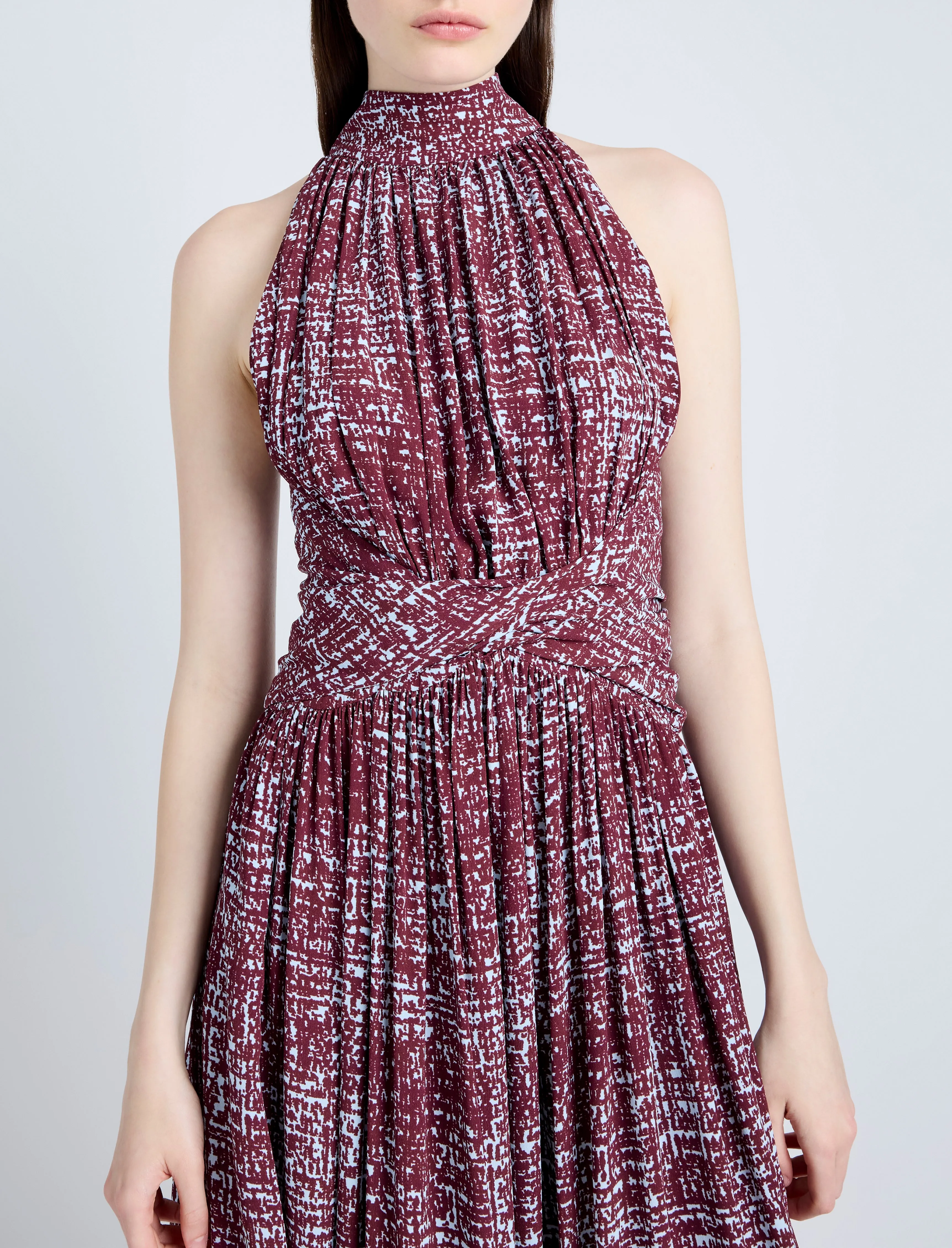 Lola Dress in Printed Viscose Crepe sold by Proenza Schouler product image thumbnail 5