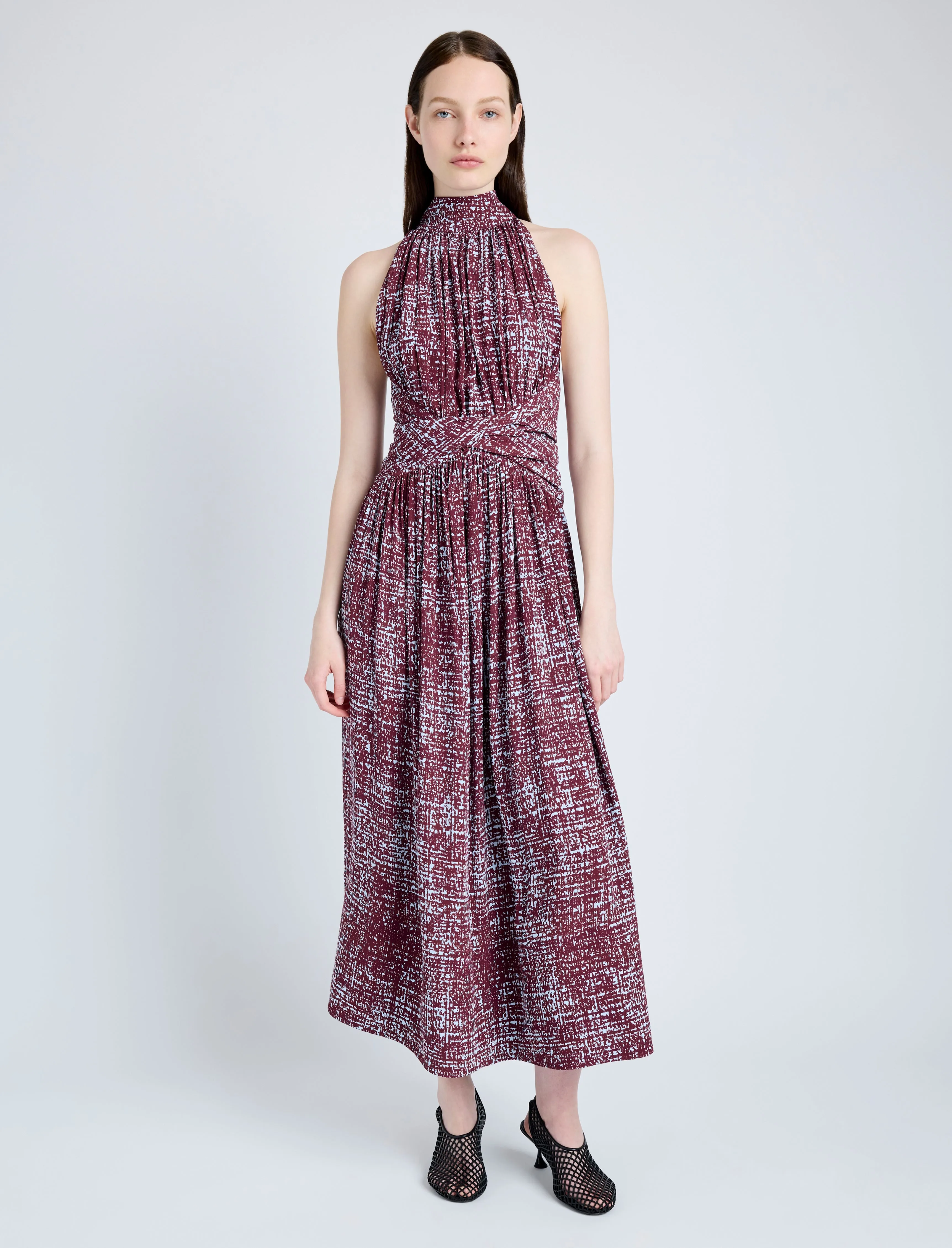 Lola Dress in Printed Viscose Crepe sold by Proenza Schouler product image thumbnail 2
