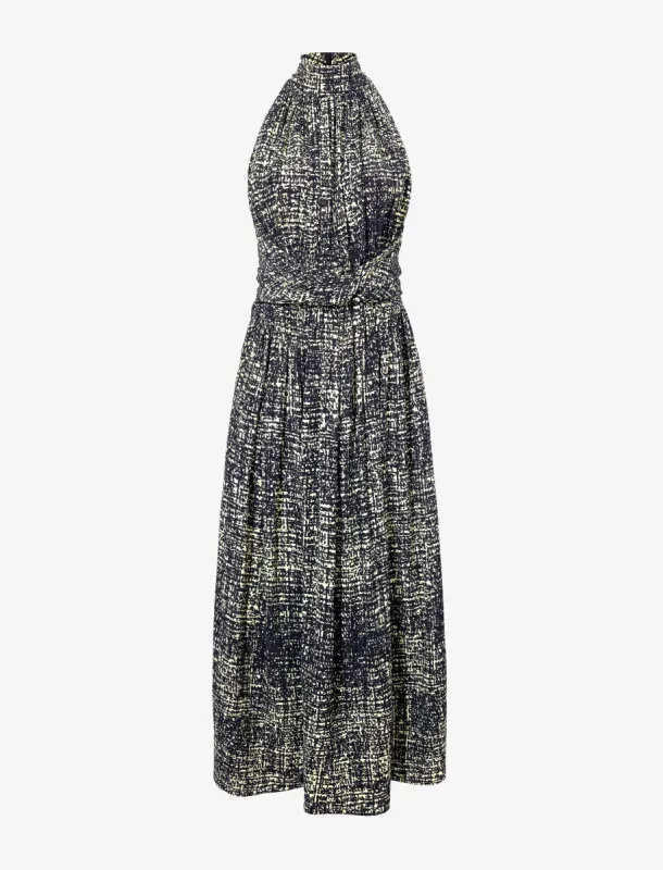 Lola Dress in Printed Viscose Crepe sold by Proenza Schouler