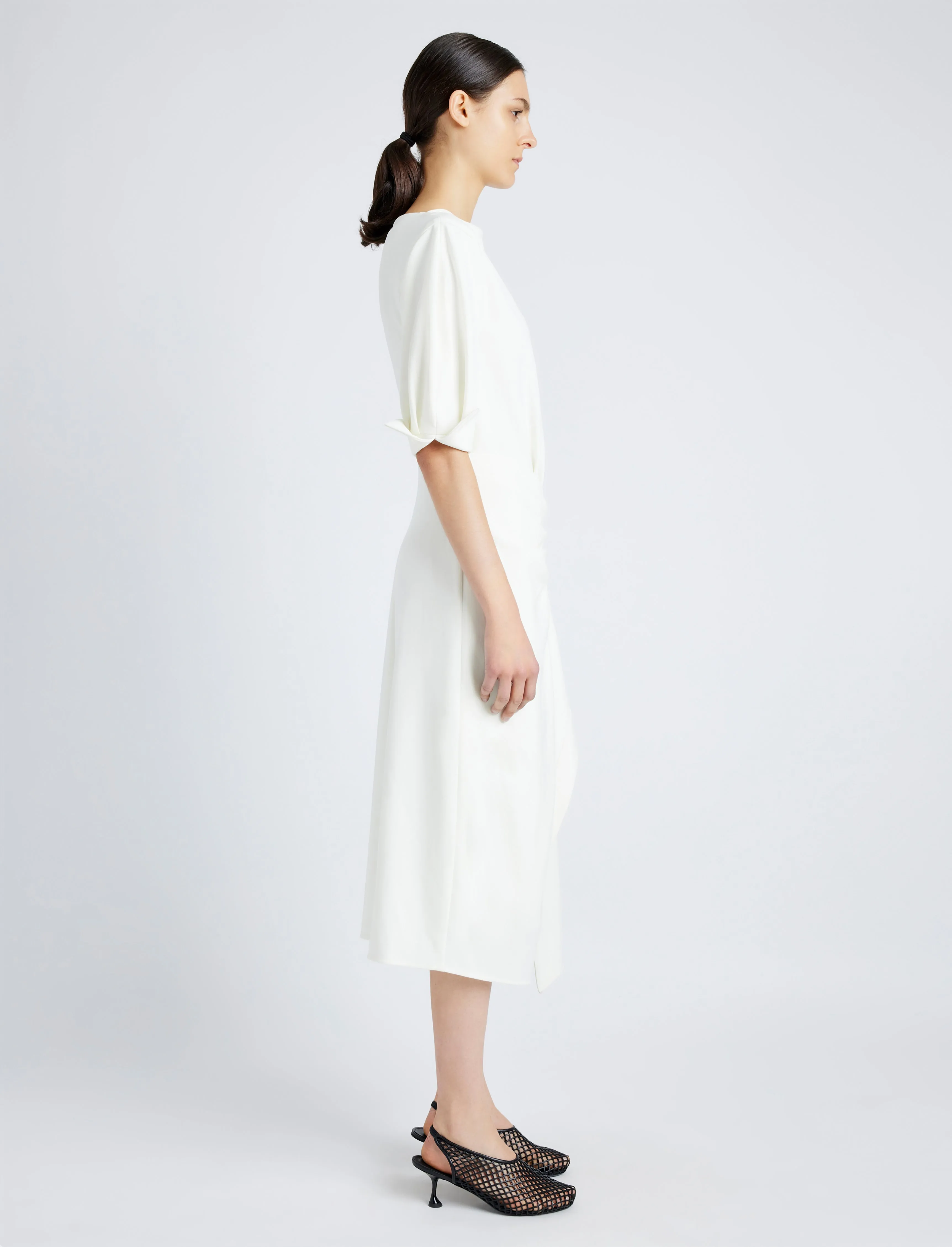 Maisie Dress in Matte Double Crepe sold by Proenza Schouler product image thumbnail 3