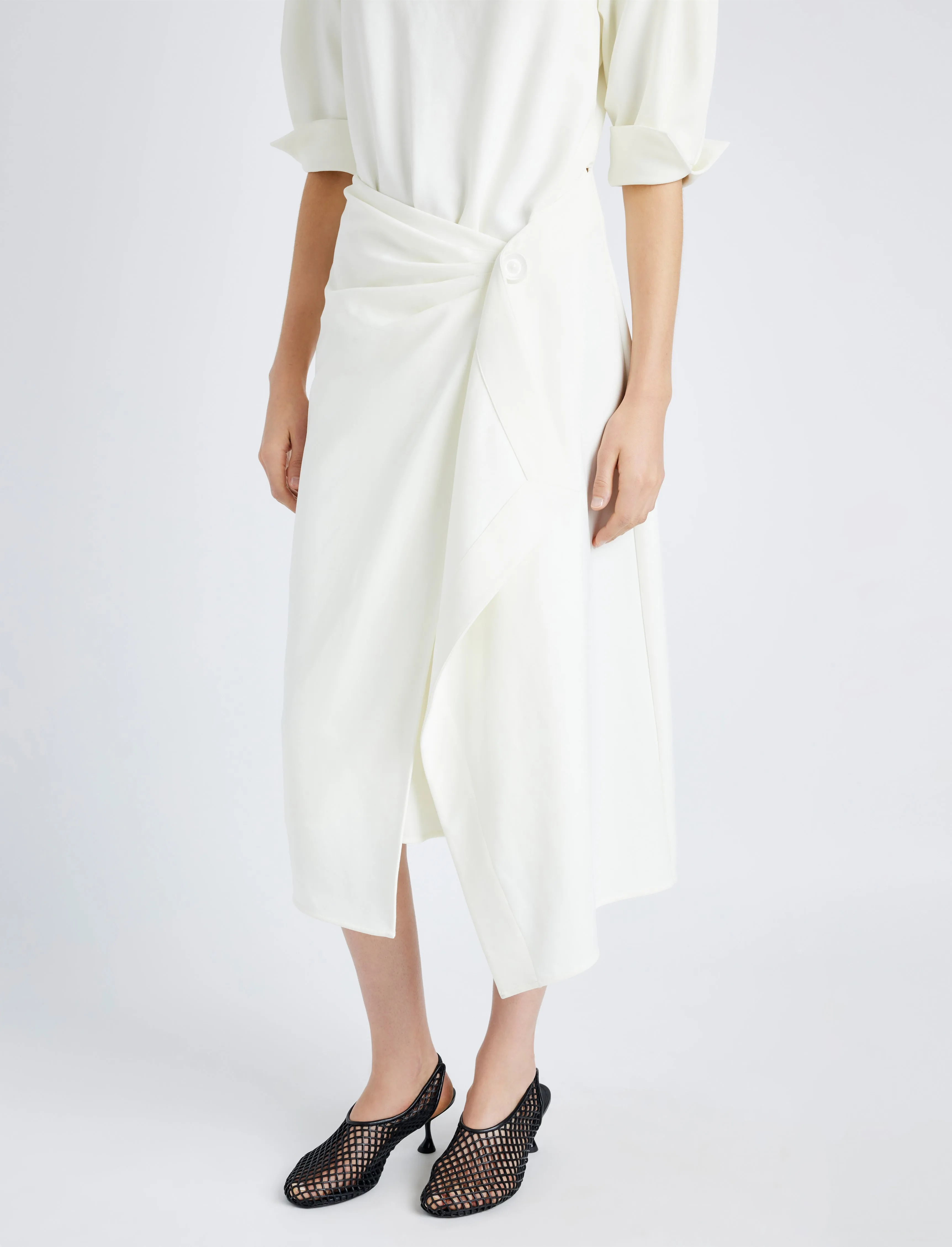 Maisie Dress in Matte Double Crepe sold by Proenza Schouler product image thumbnail 5