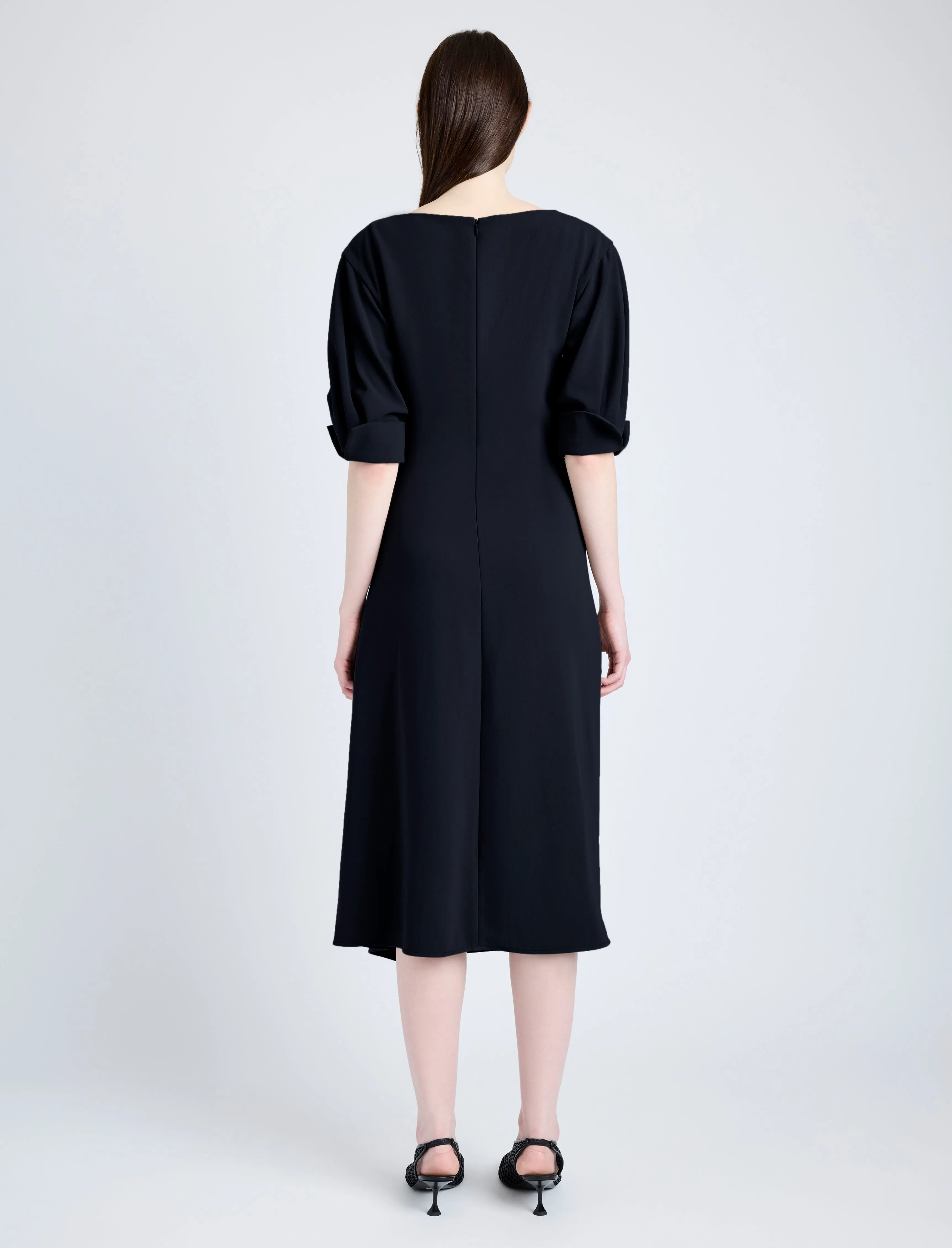 Maisie Dress in Matte Double Crepe sold by Proenza Schouler product image thumbnail 4