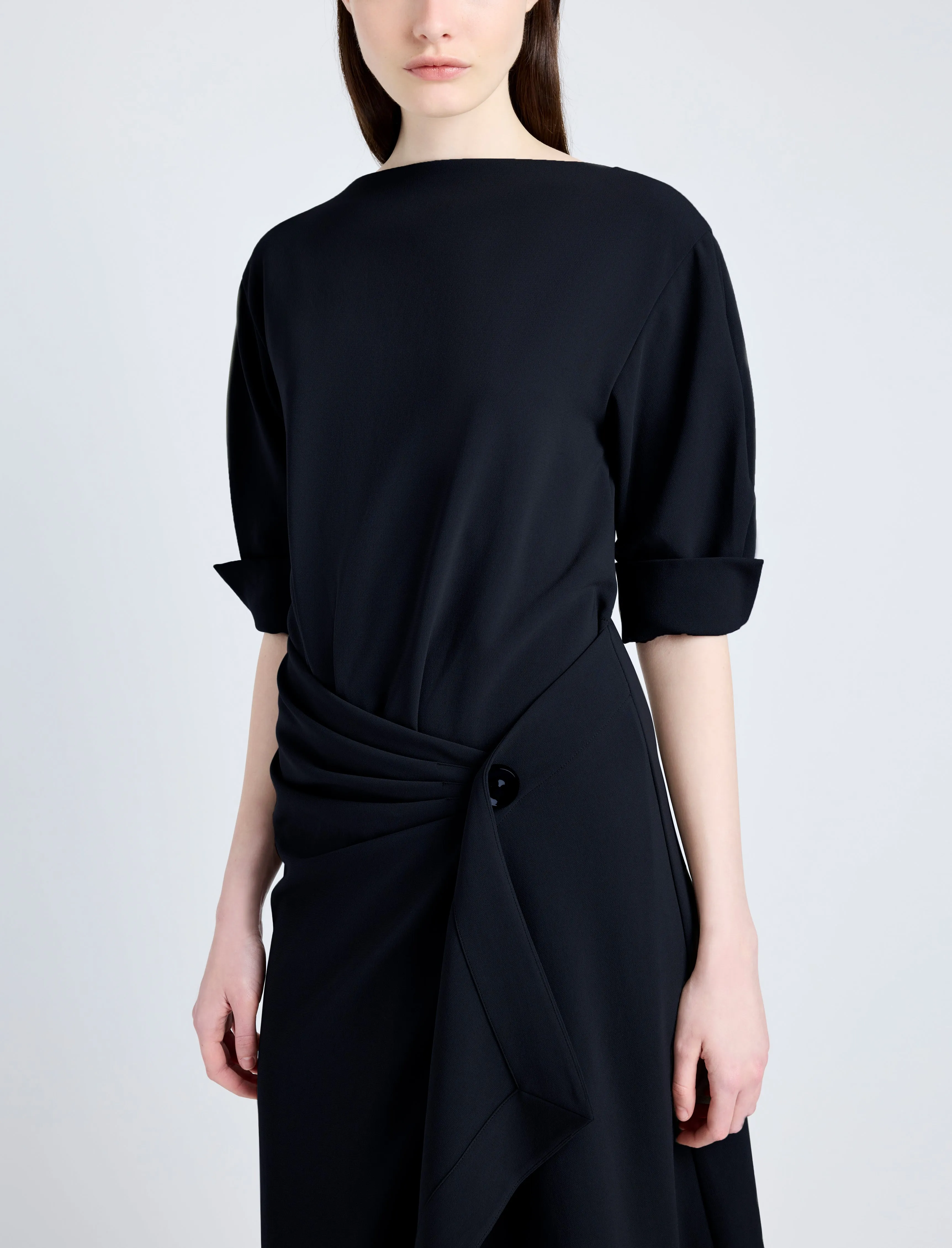 Maisie Dress in Matte Double Crepe sold by Proenza Schouler product image thumbnail 5
