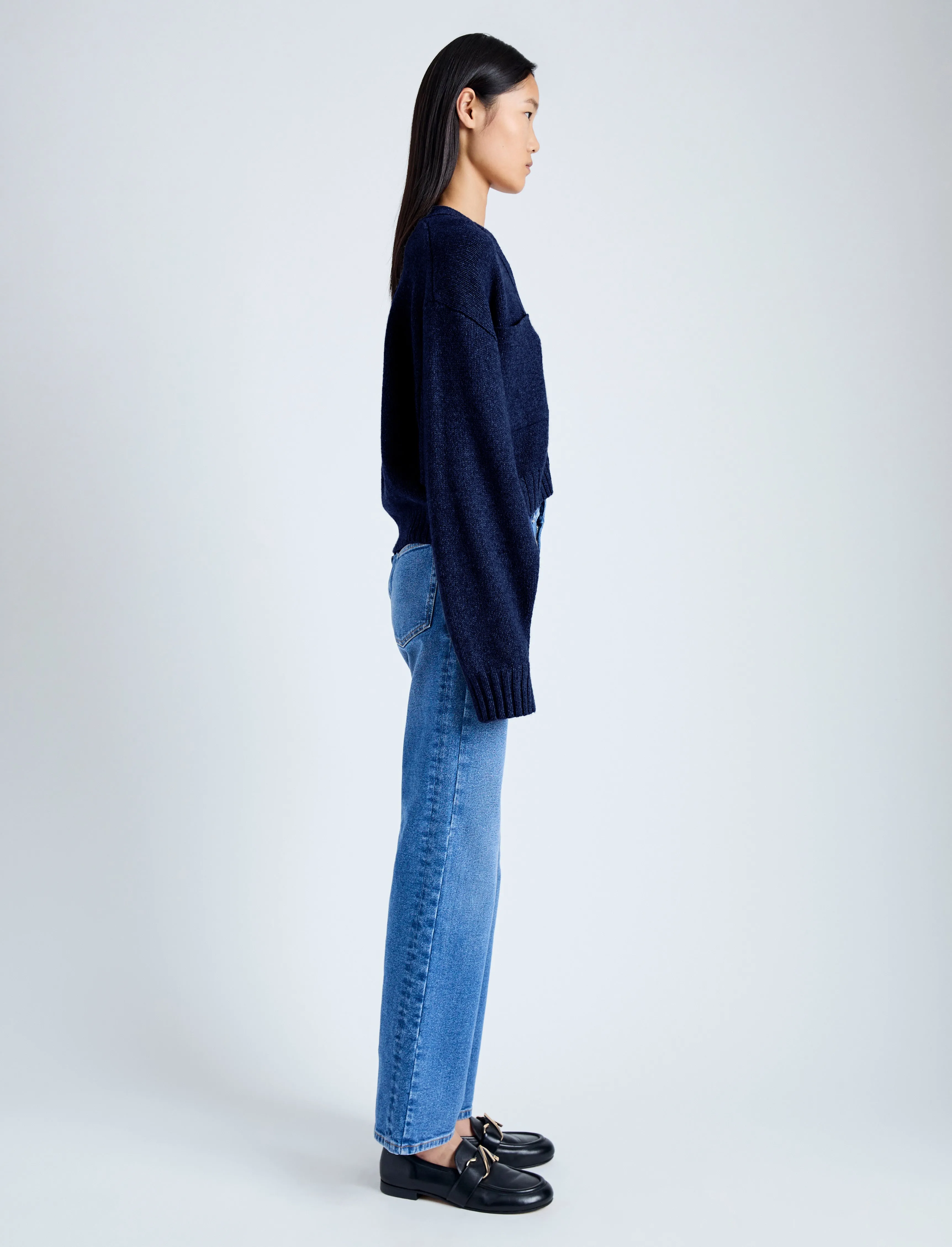 Sofia Cardigan in Eco Cashmere sold by Proenza Schouler product image thumbnail 4