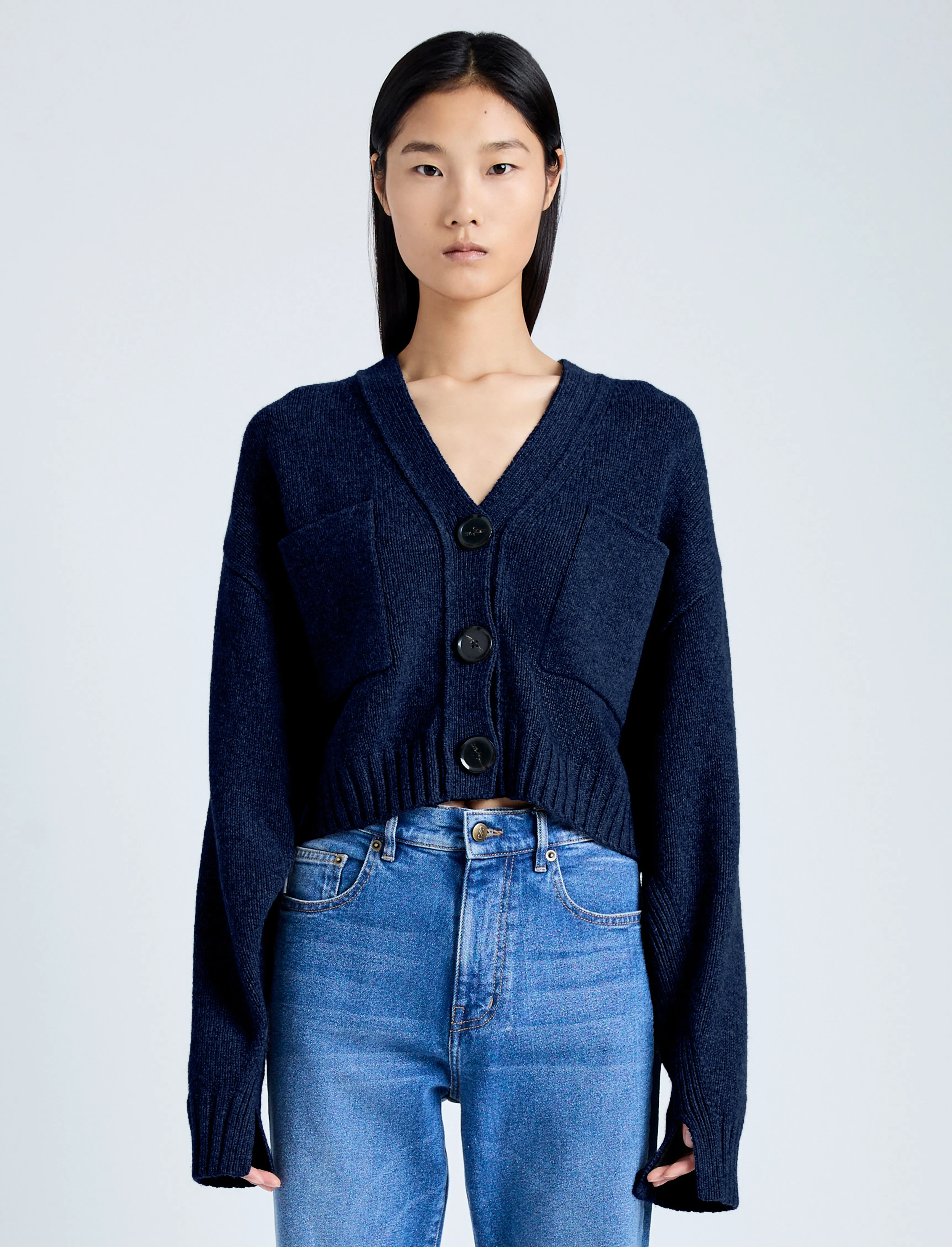 Sofia Cardigan in Eco Cashmere sold by Proenza Schouler product image thumbnail 2