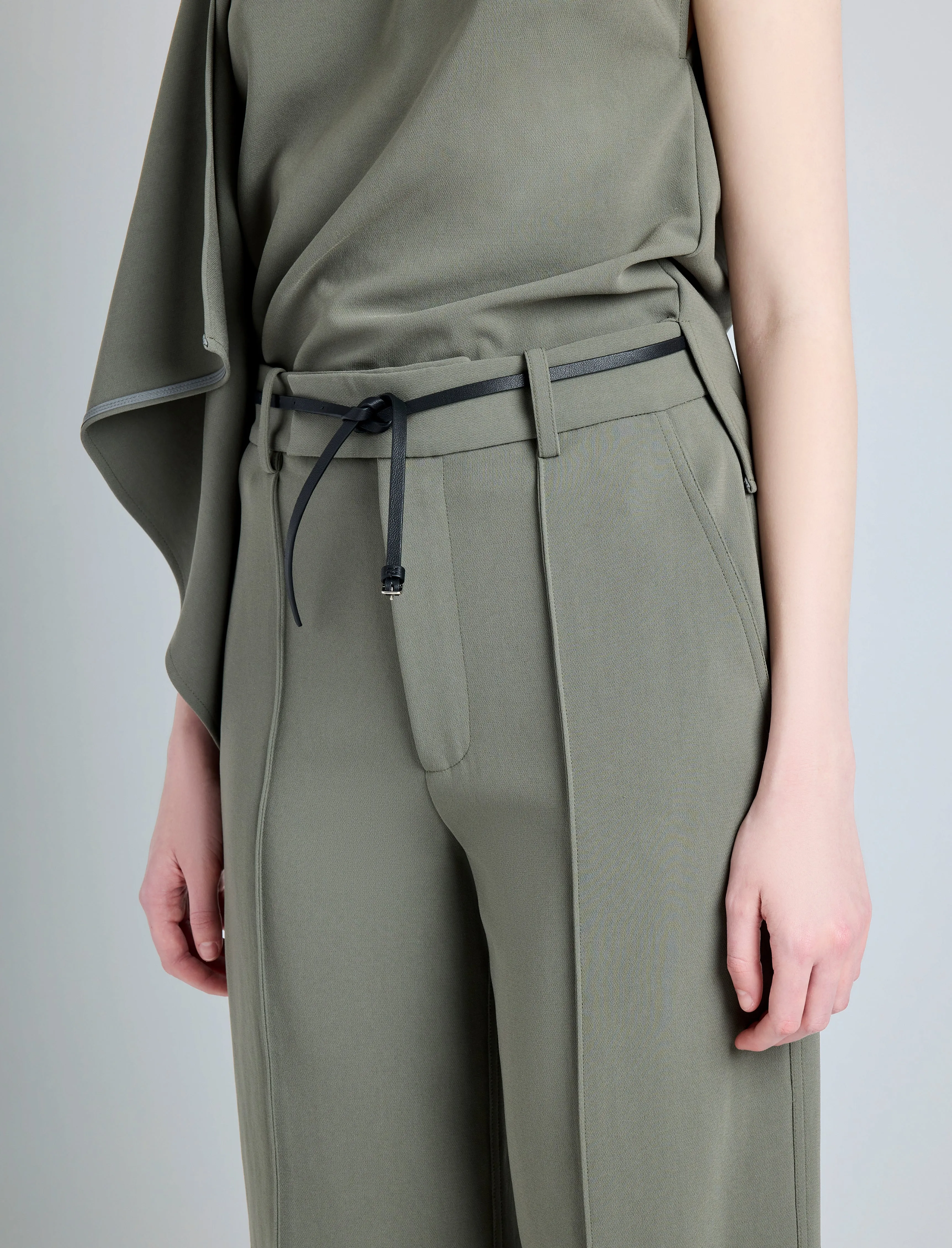 Weyes Pant in Matte Double Crepe sold by Proenza Schouler product image thumbnail 5