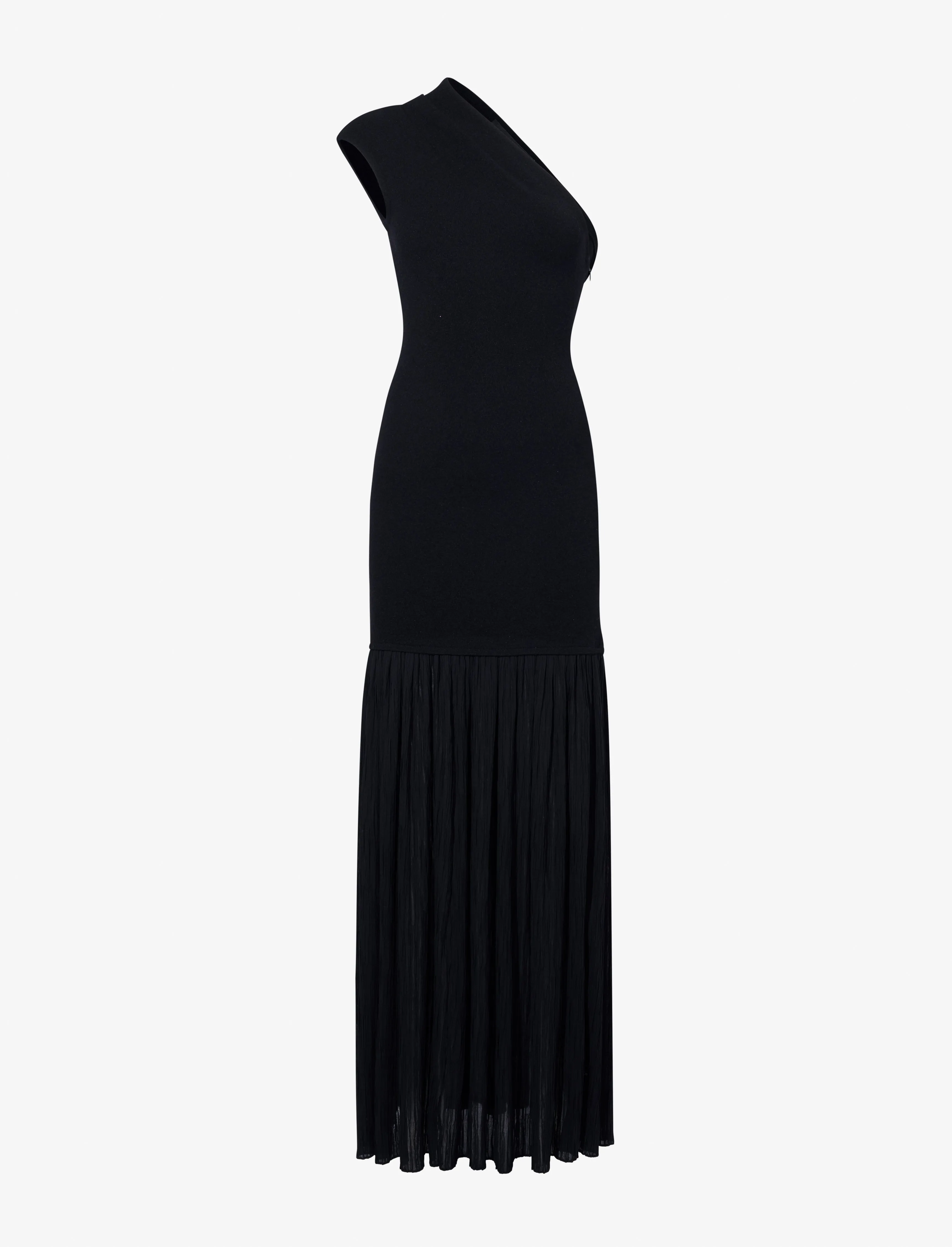 Cora Dress in Pleated Crepe Chiffon sold by Proenza Schouler
