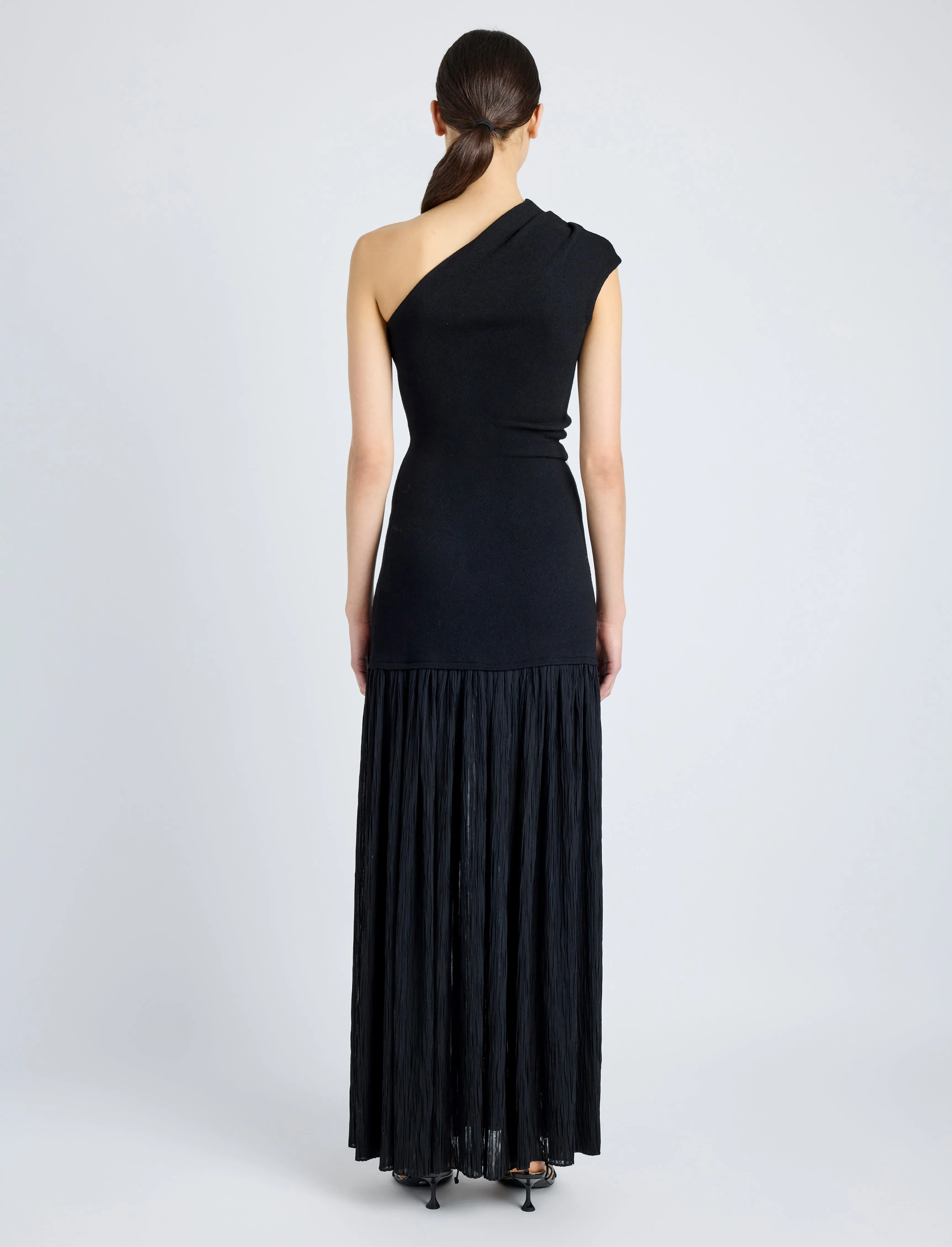 Cora Dress in Pleated Crepe Chiffon sold by Proenza Schouler product image thumbnail 4