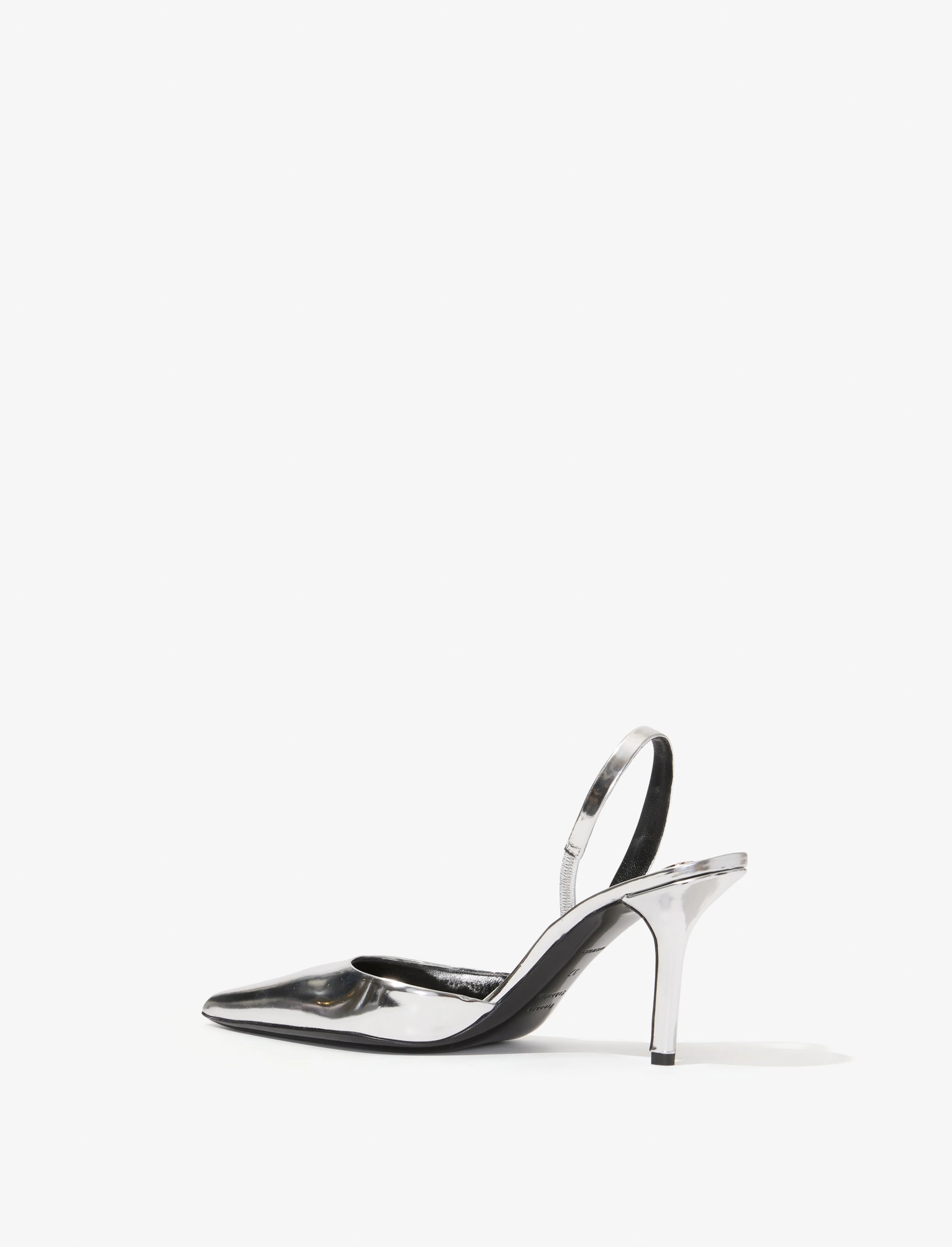 Slash Slingback Pumps in Mirrored Metallic sold by Proenza Schouler product image thumbnail 3