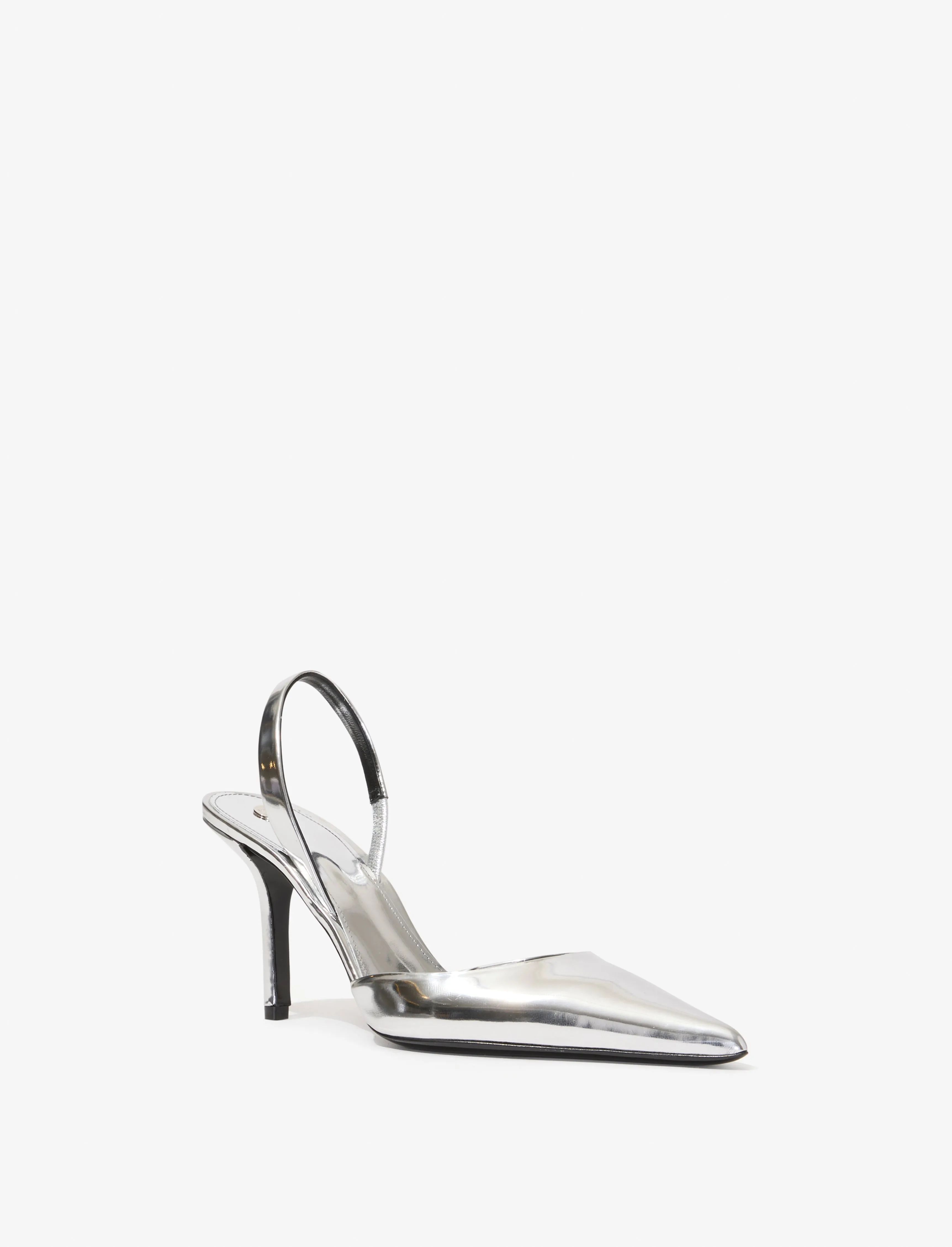 Slash Slingback Pumps in Mirrored Metallic sold by Proenza Schouler product image thumbnail 2
