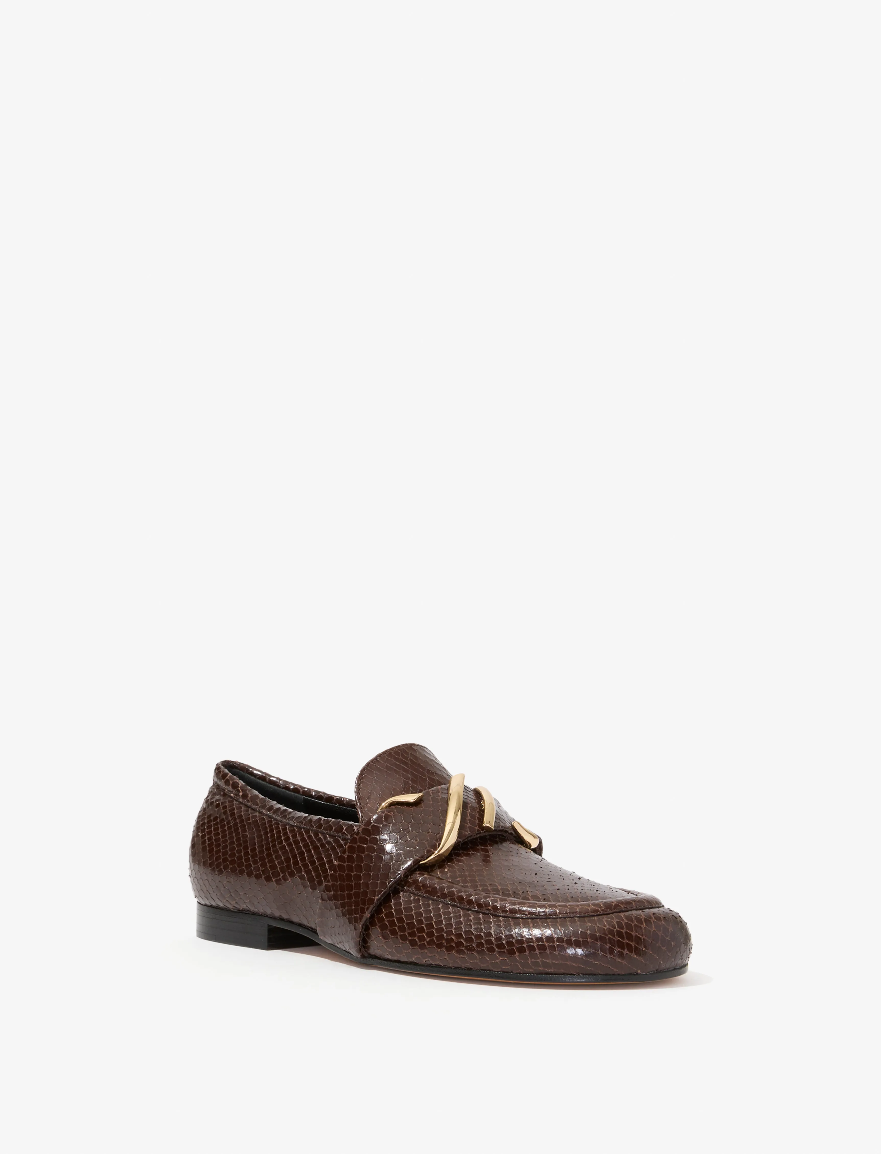 Monogram Loafers in Embossed Python sold by Proenza Schouler product image thumbnail 2