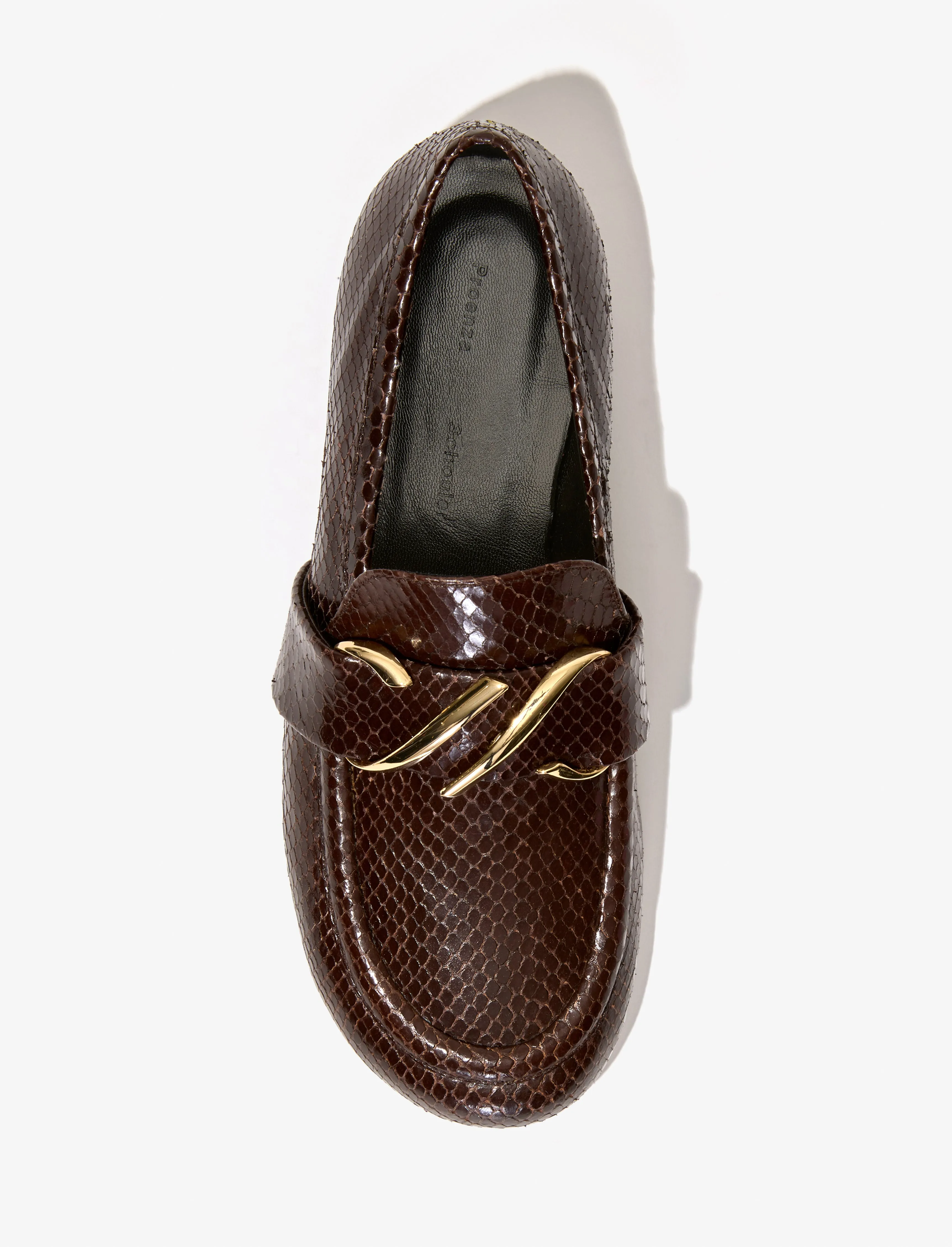 Monogram Loafers in Embossed Python sold by Proenza Schouler product image thumbnail 4