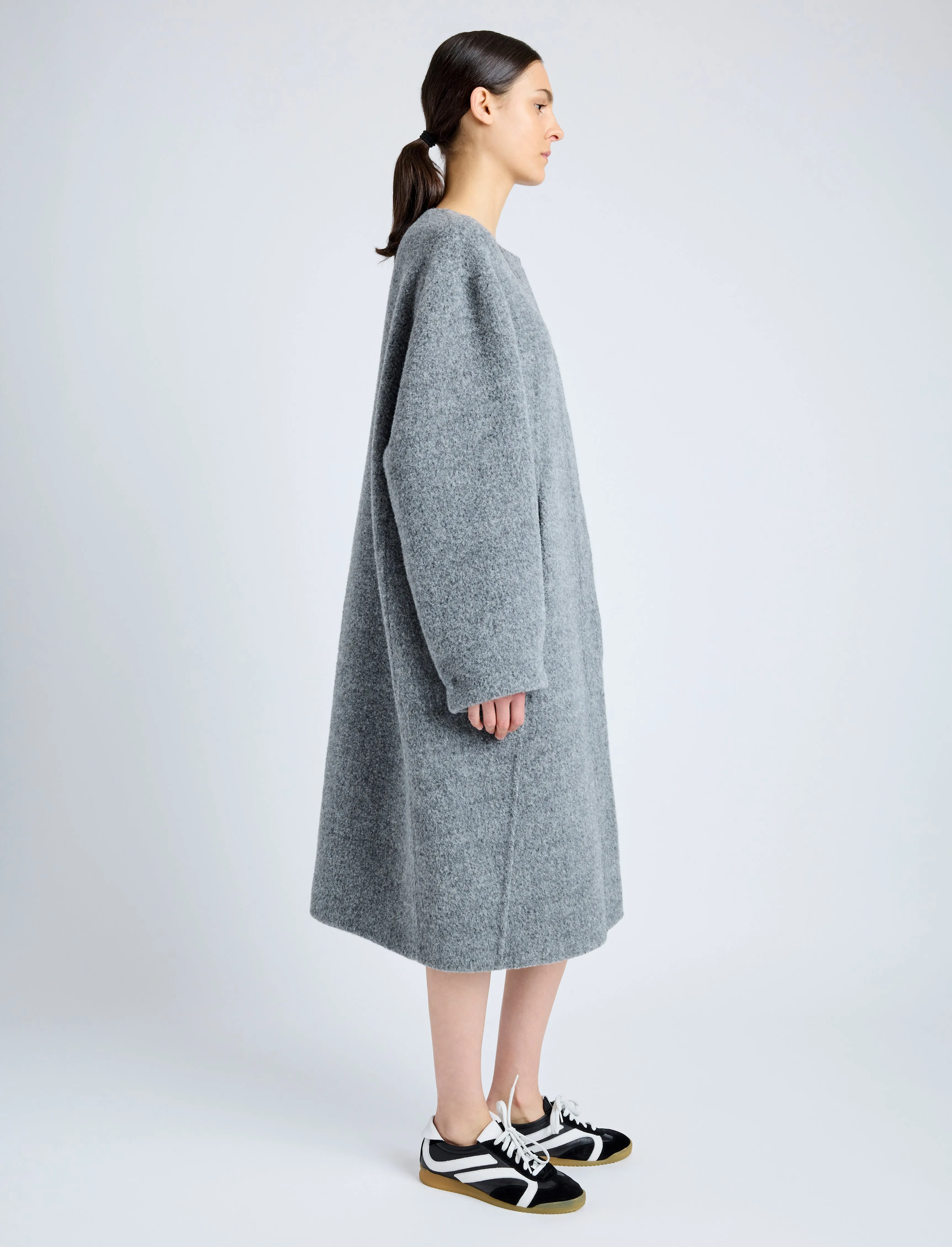 Albers Coat in Textured Double Face Wool sold by Proenza Schouler product image thumbnail 3
